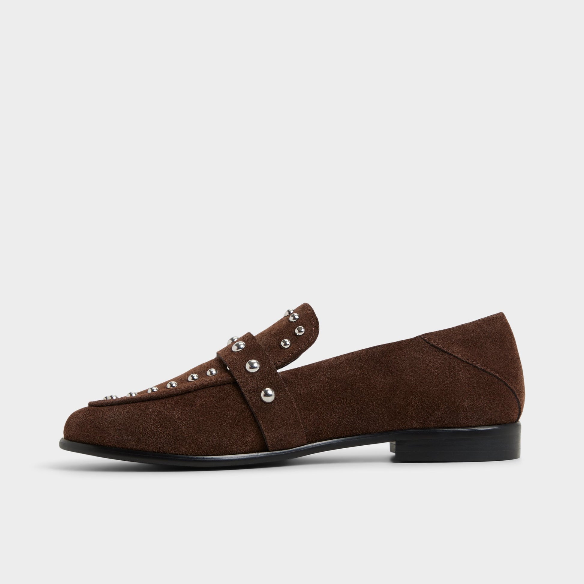 Side view of Dark Brown Enola Loafer