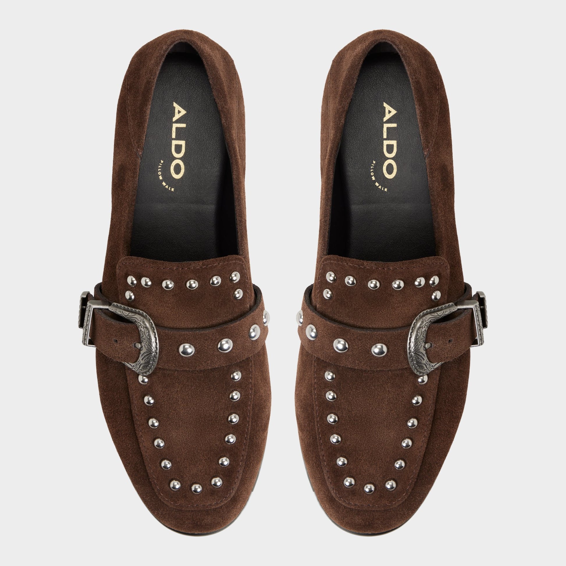 Top-down view of the Dark Brown Enola Loafer