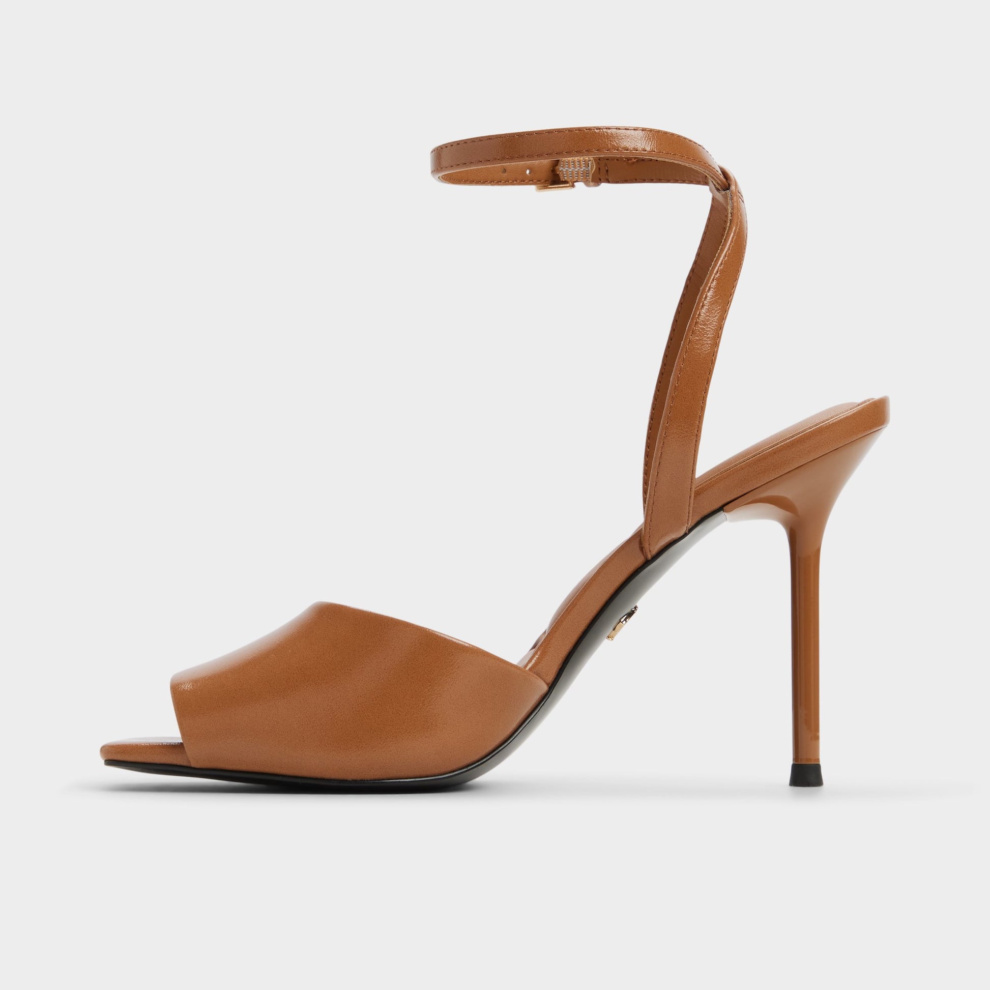Side view of Tan Kaiasien Heeled sandal