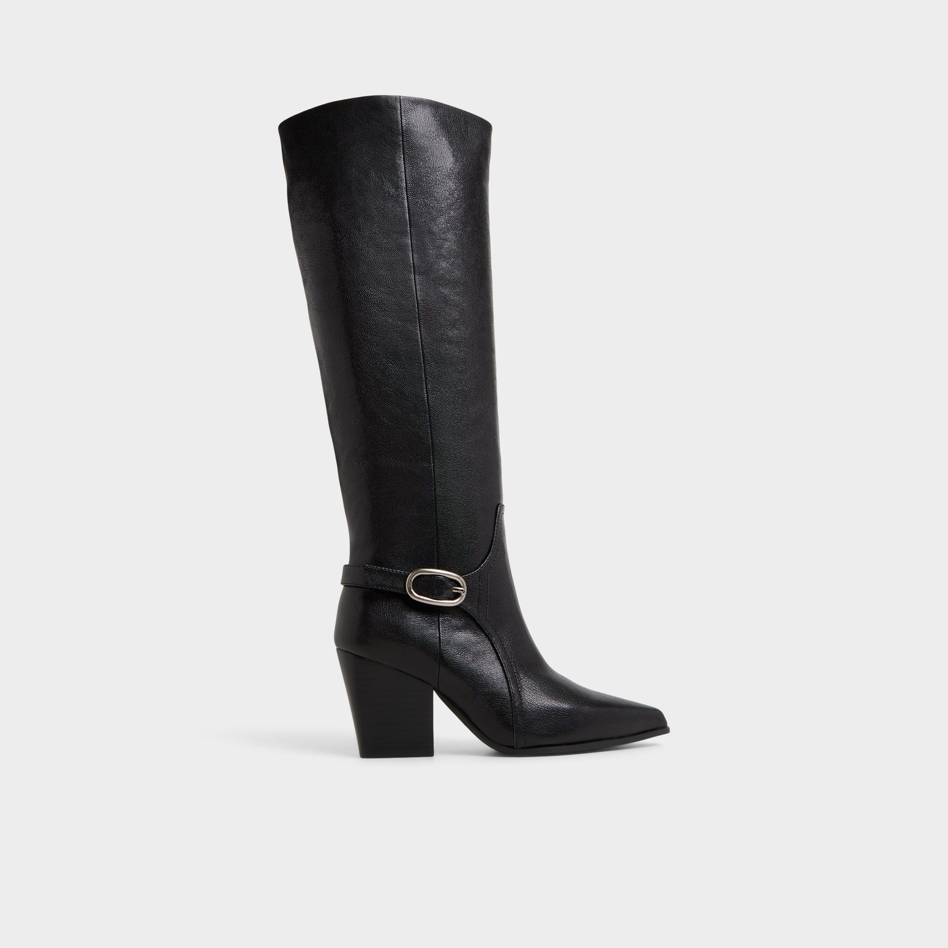 Vue principale de Noir Saddle-wc Botte haute pour Femmes