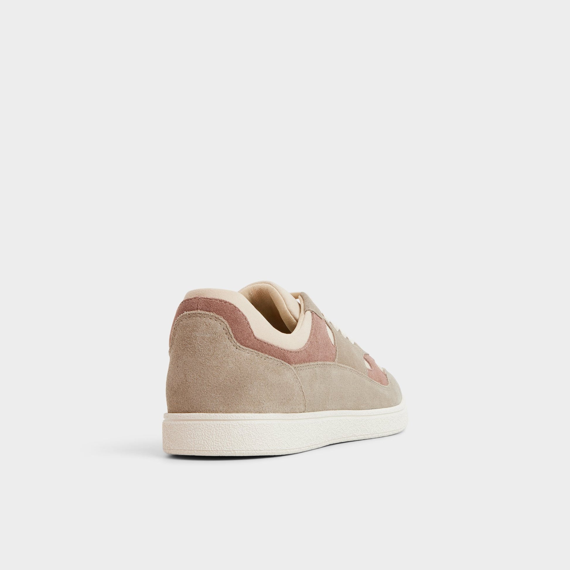 Three-quarter angle of Olive multi Curtis Low top sneaker's back side