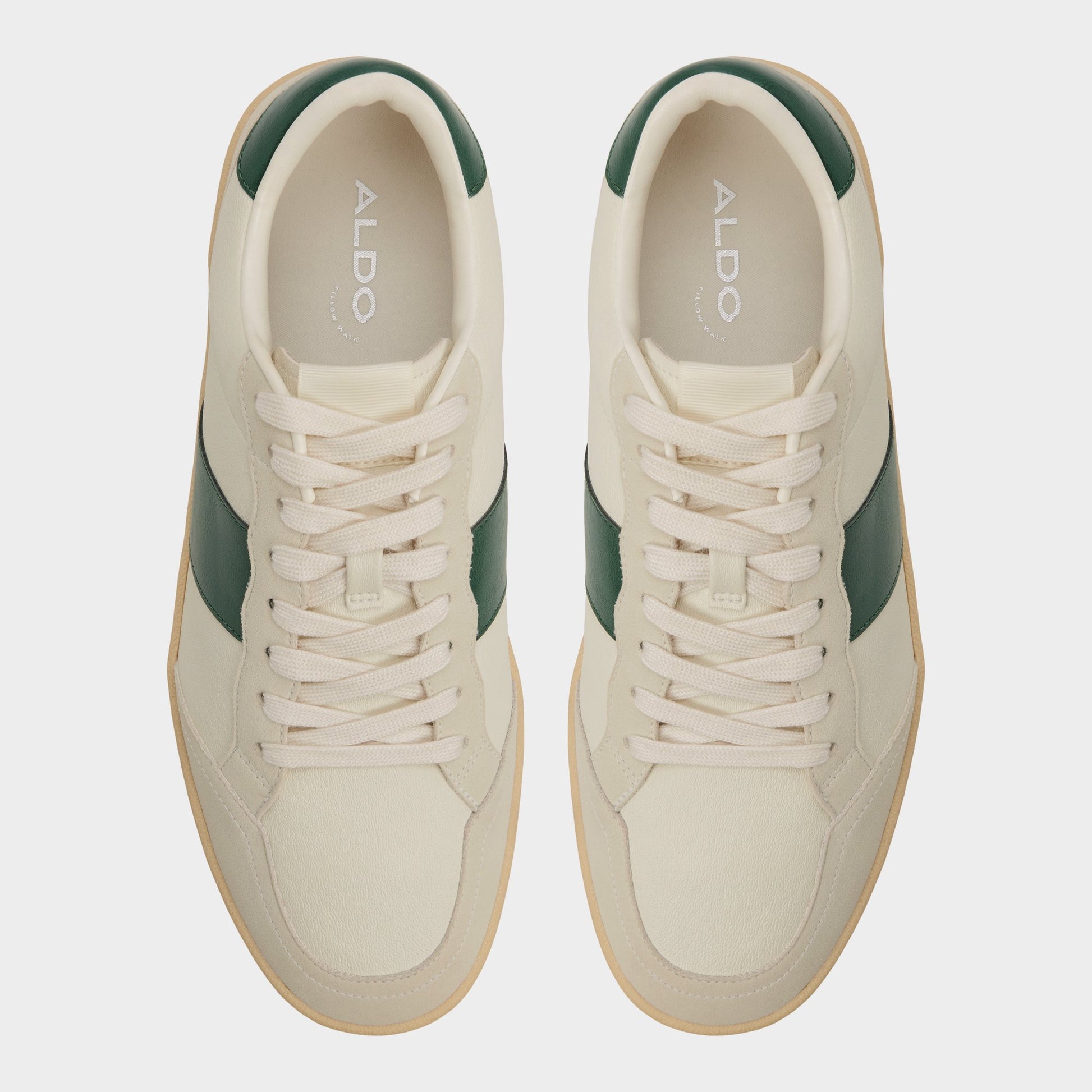 Top-down view of the Beige Combo Roscoe Low top sneaker