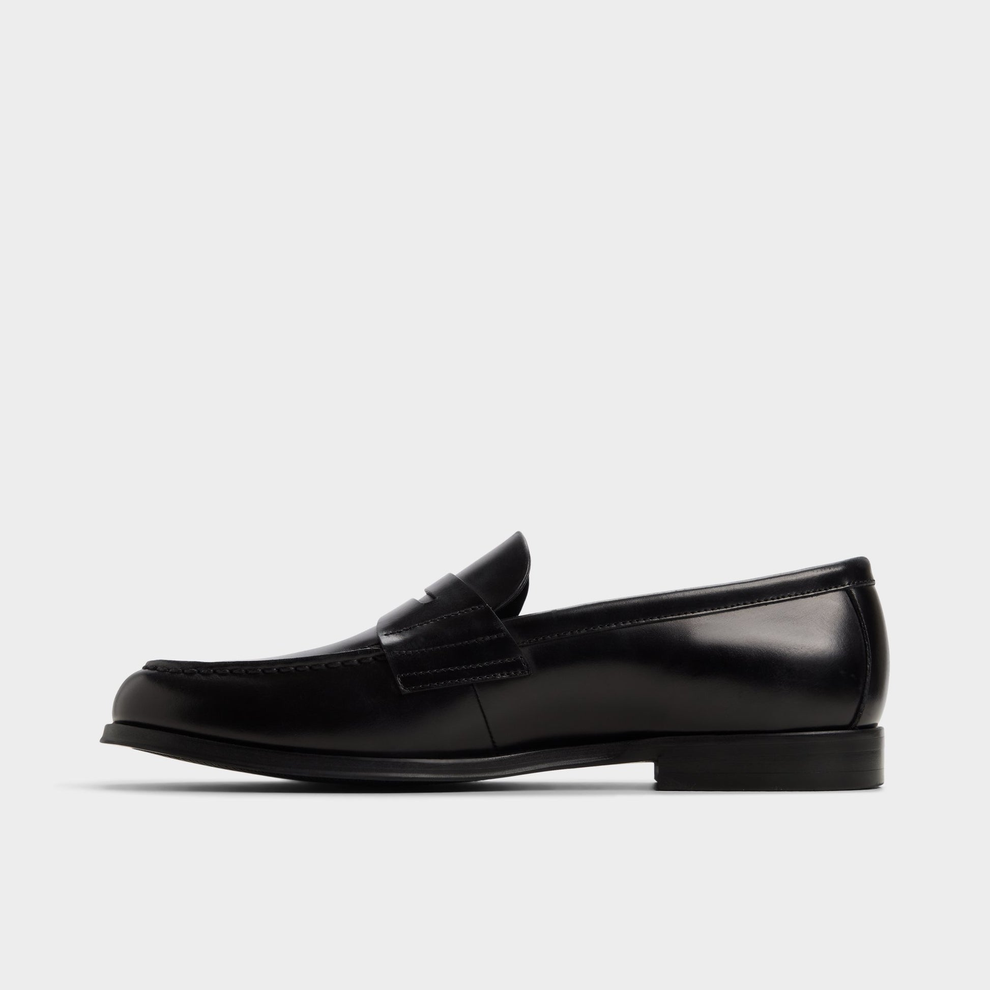 Side view of Black Keifer Loafer