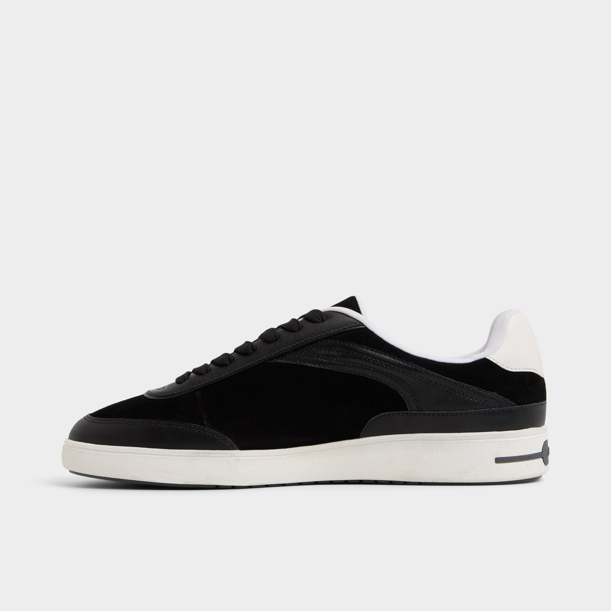 Side view of Black Cypress Low top sneaker