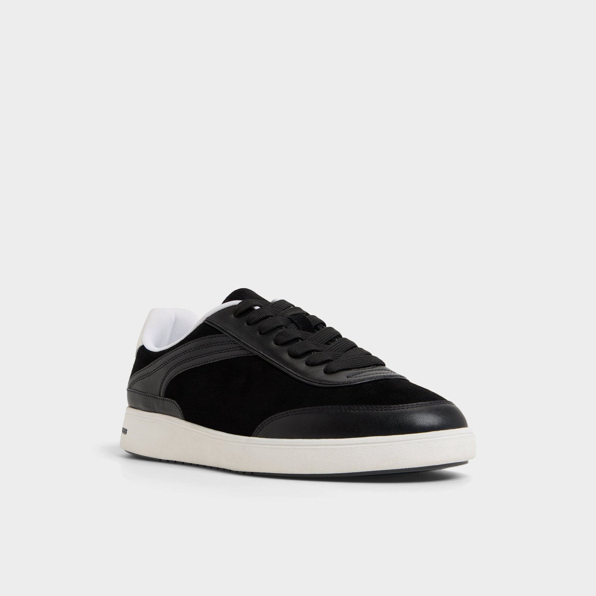 Three-quarter angle of Black Cypress Low top sneaker's front side