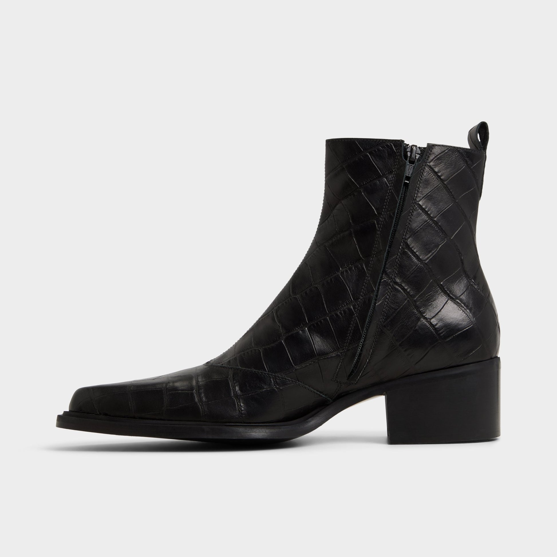 Side view of Other Black Zappa Ankle boot