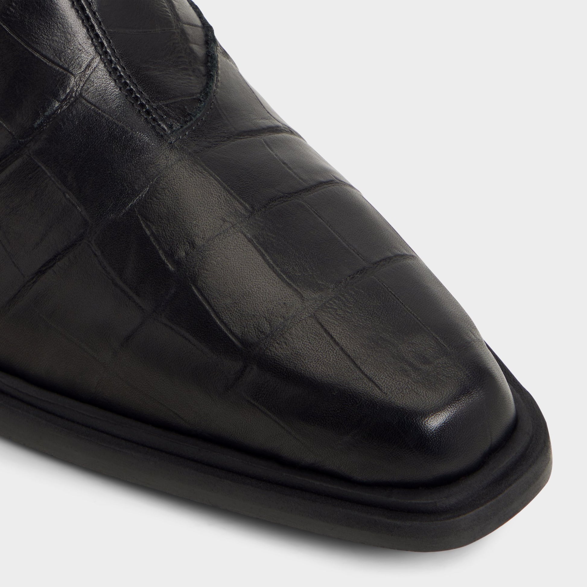 Close-up of the Other Black Zappa Ankle boot