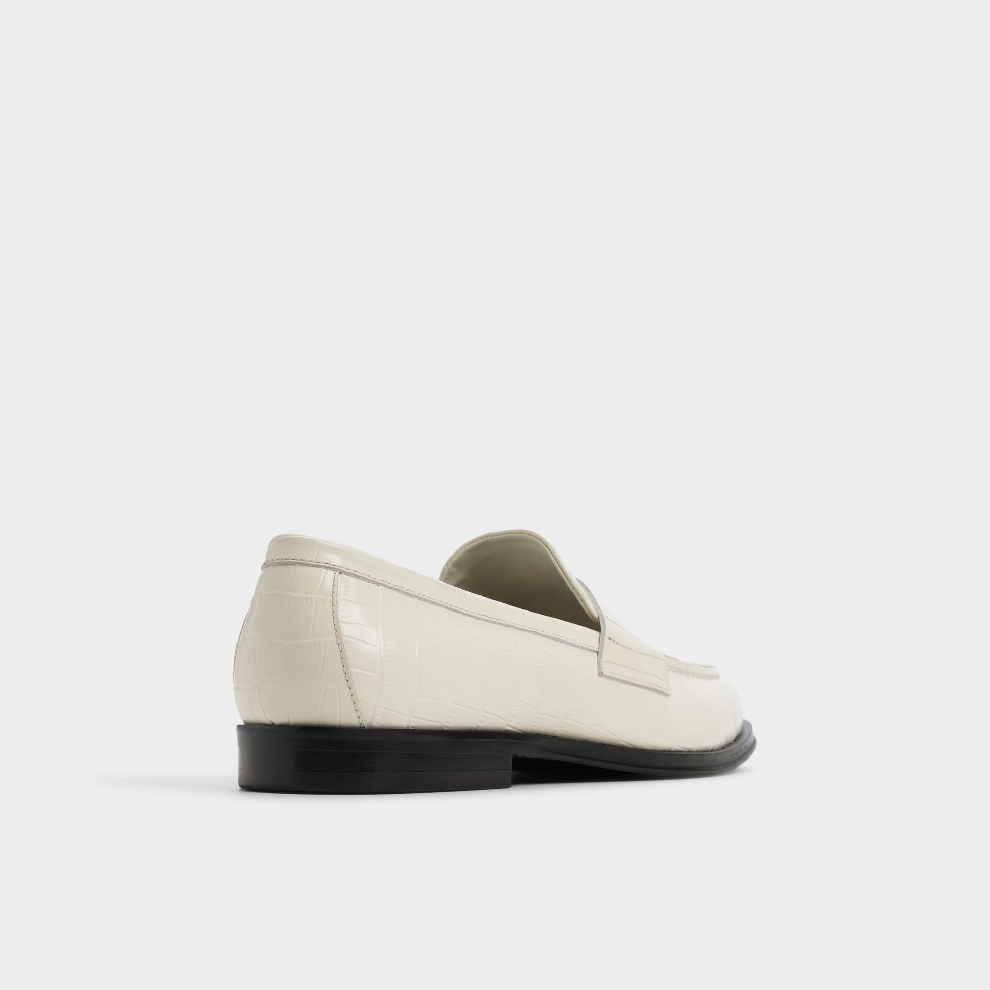 Three-quarter angle of Ivory Primary - Multi Keifer Loafer's back side