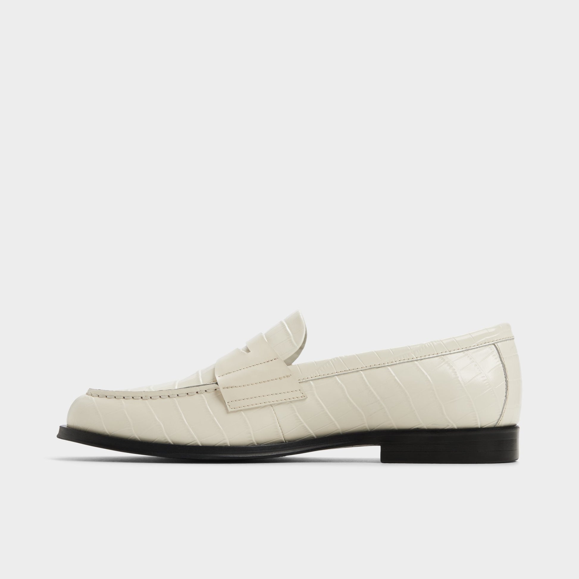 Side view of Ivory Primary - Multi Keifer Loafer