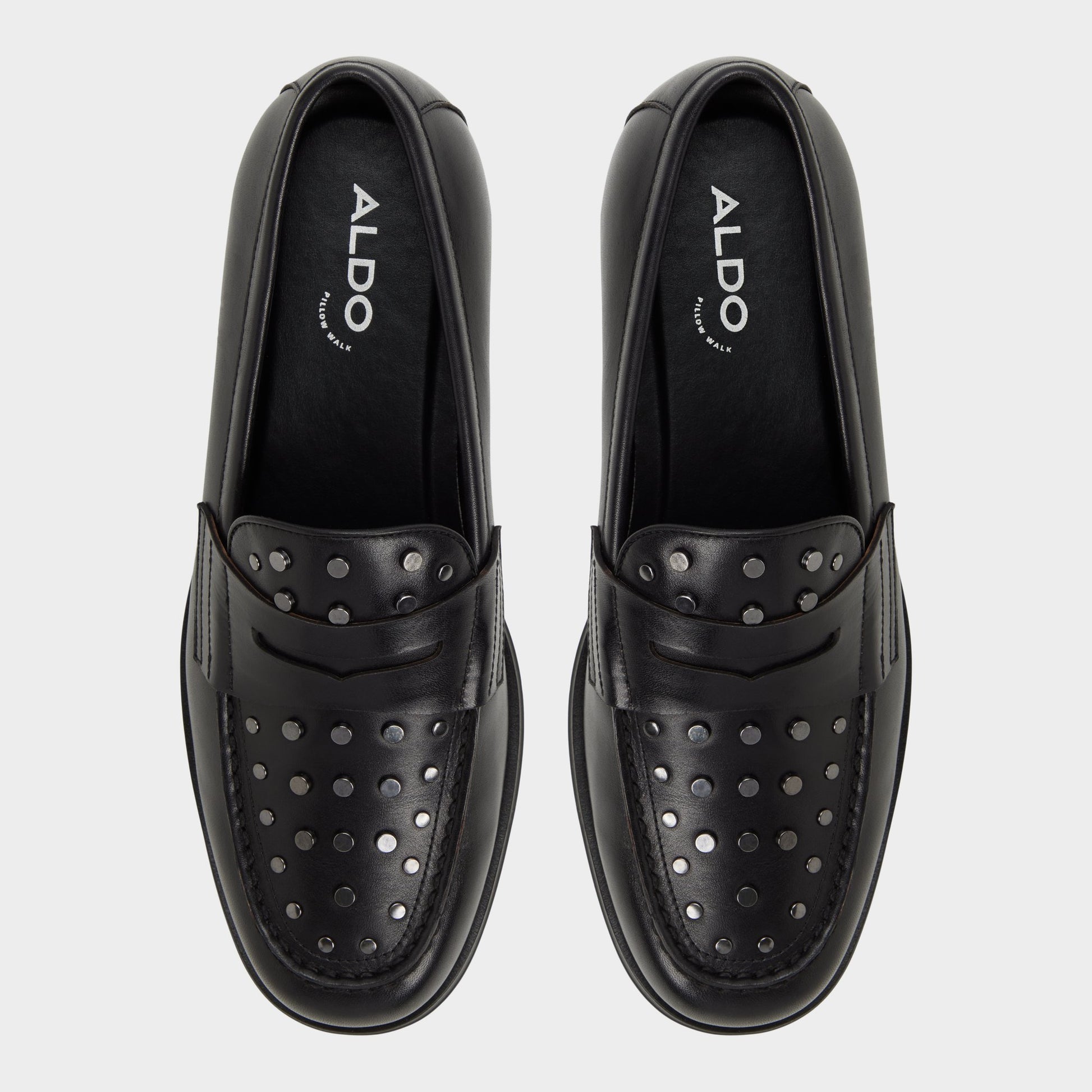 Top-down view of the Black/silver multi Keifer Loafer