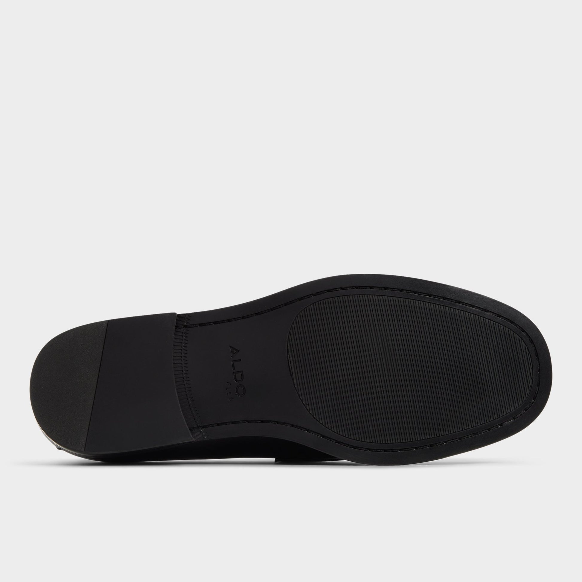 View of Black/silver multi Keifer Loafer's sole