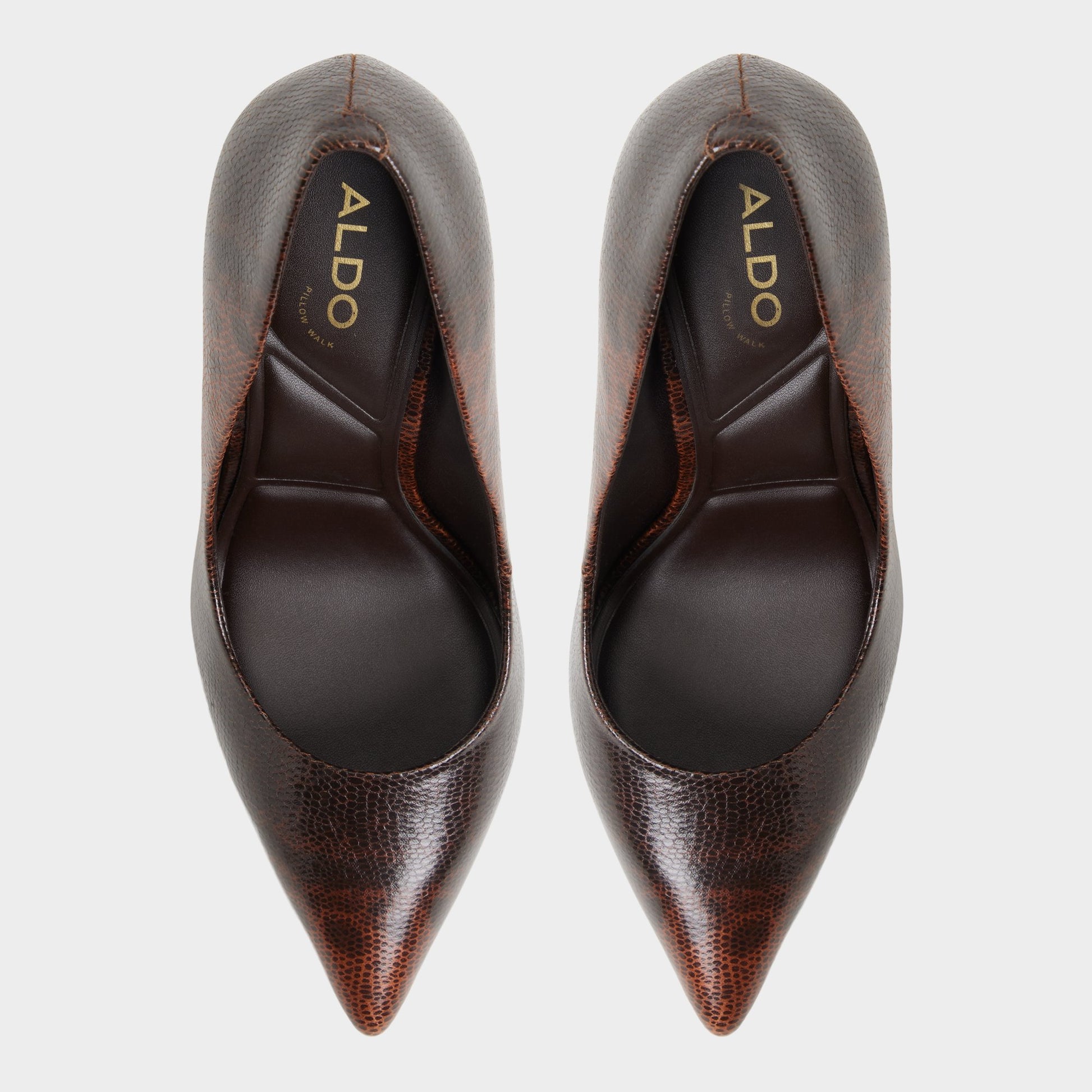 Top-down view of the Open brown Stessy2.0 Pump
