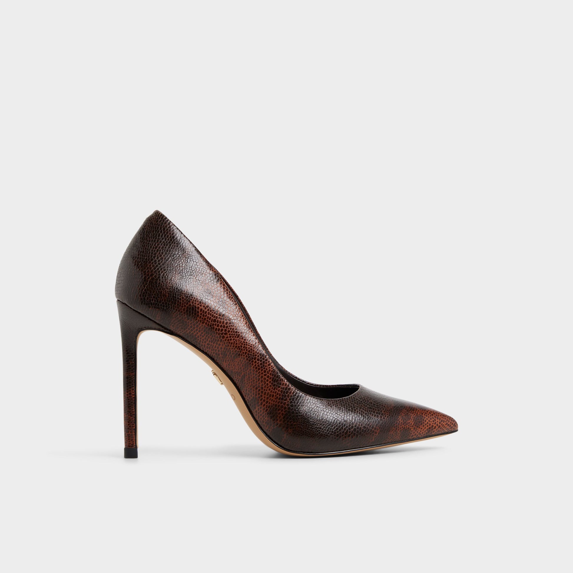 Main View of Open brown Stessy2.0 Pump for Womens