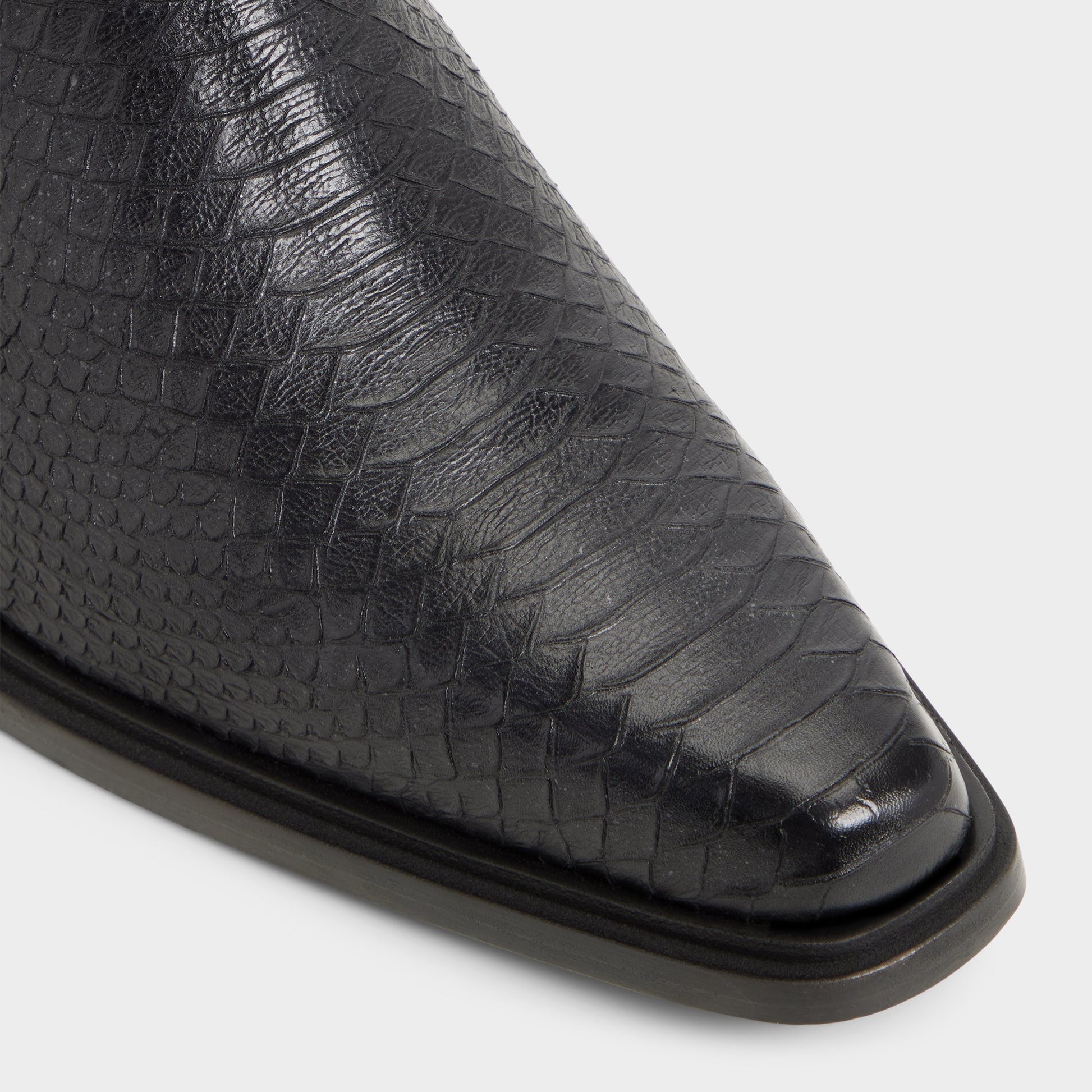 Close-up of the Other Black Zappa Ankle boot