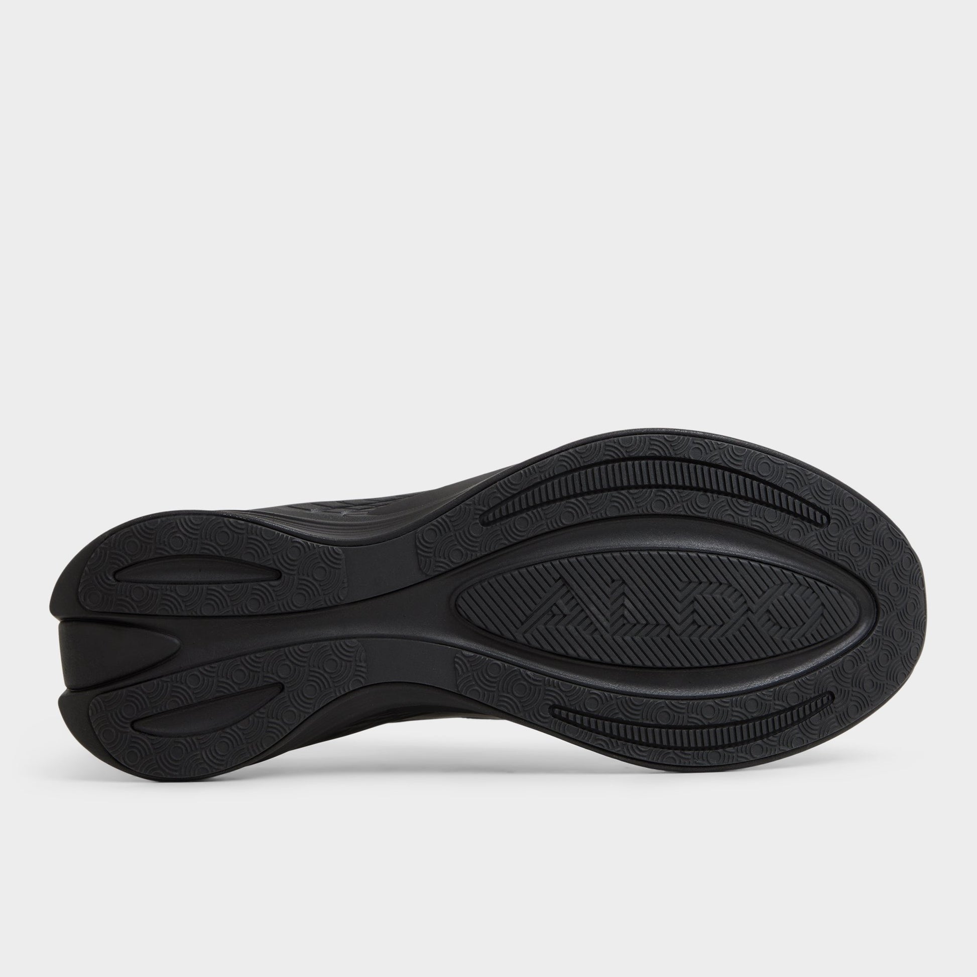 View of Black/black Pillowsnkr-m Jogger sneaker's sole