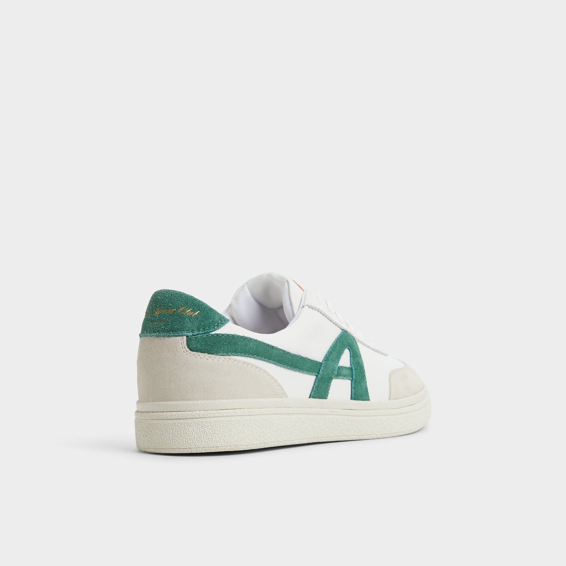 Three-quarter angle of Other White Clubtrainer Low top sneaker's back side