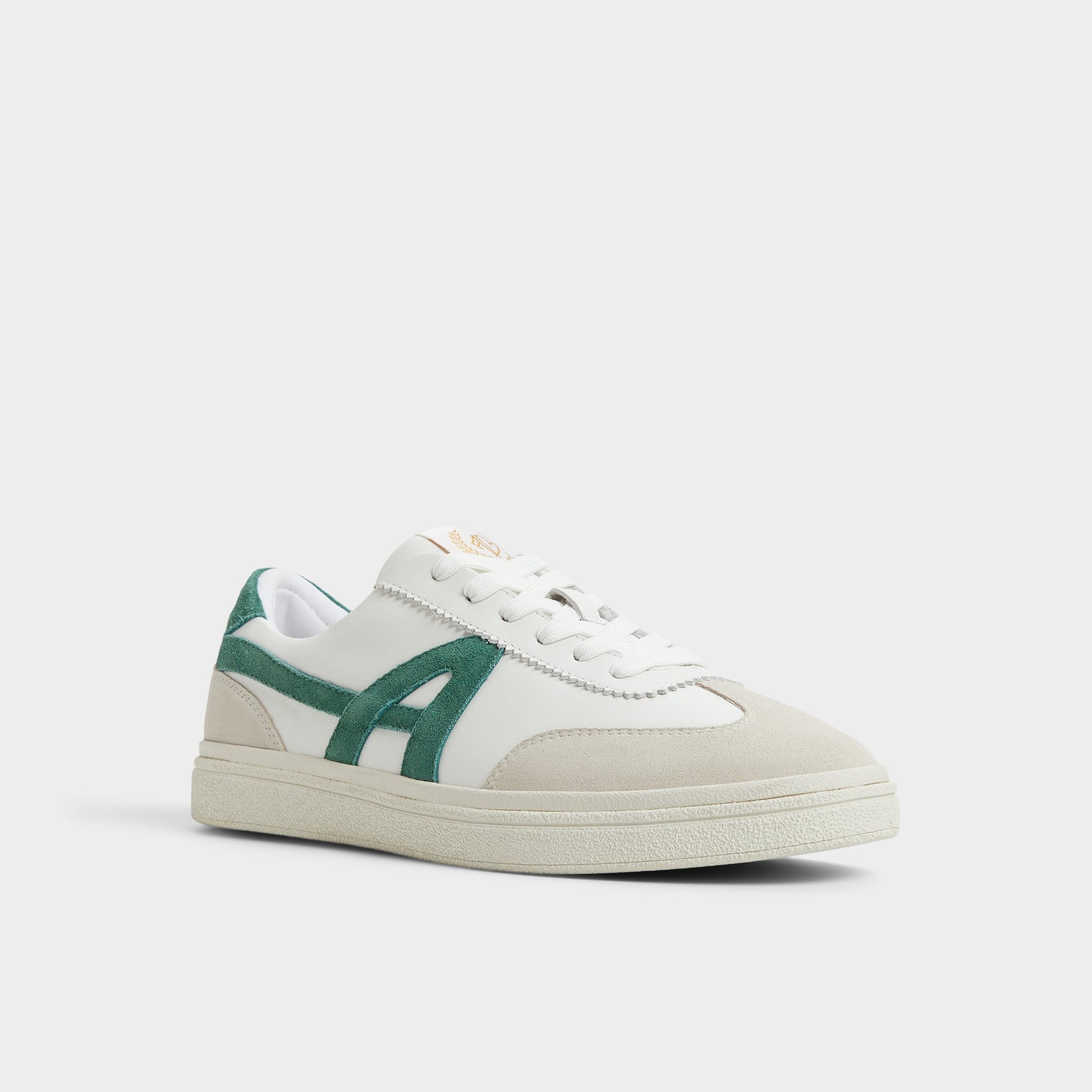 Three-quarter angle of Other White Clubtrainer Low top sneaker's front side