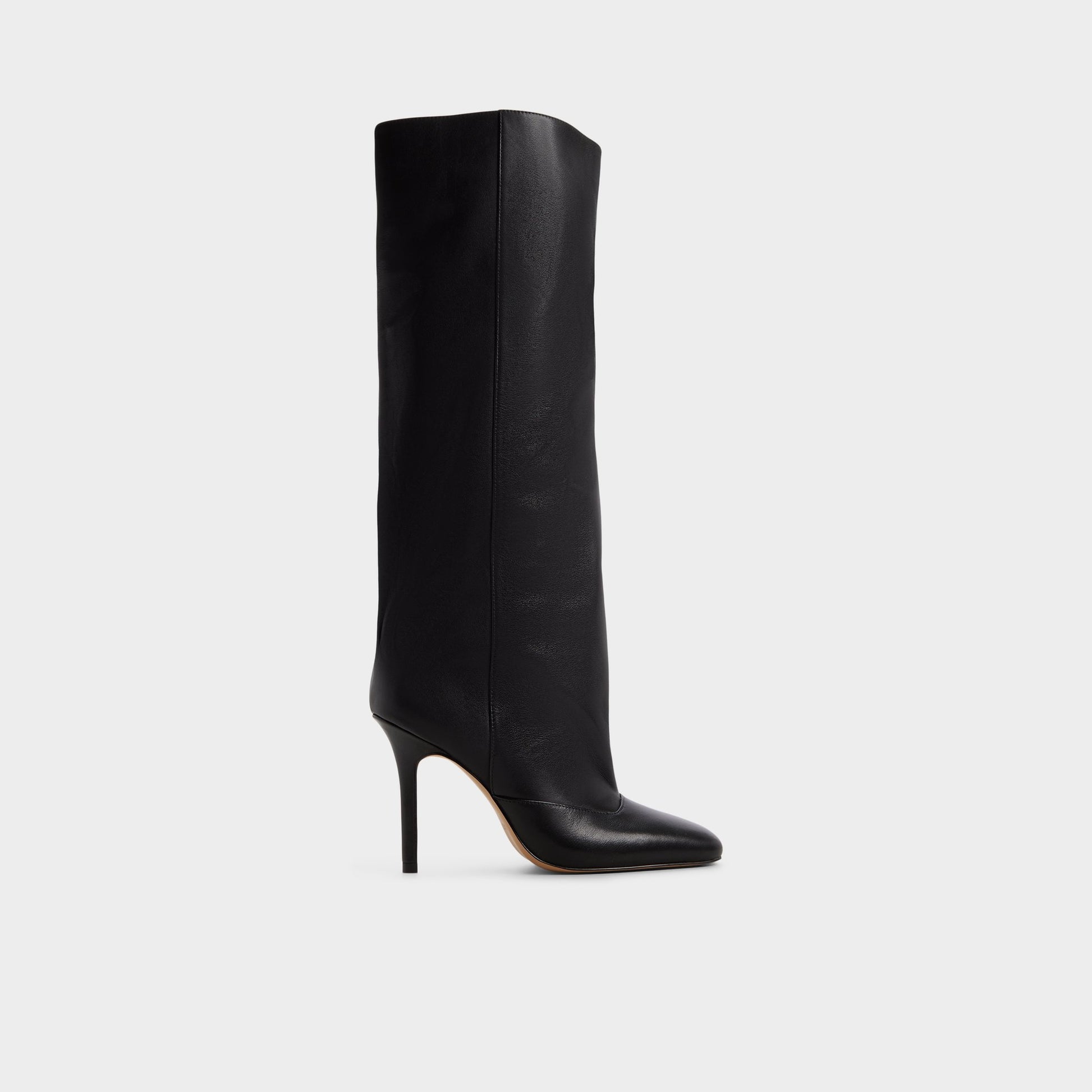 Main View of Black Aleena Knee-high boot for Womens