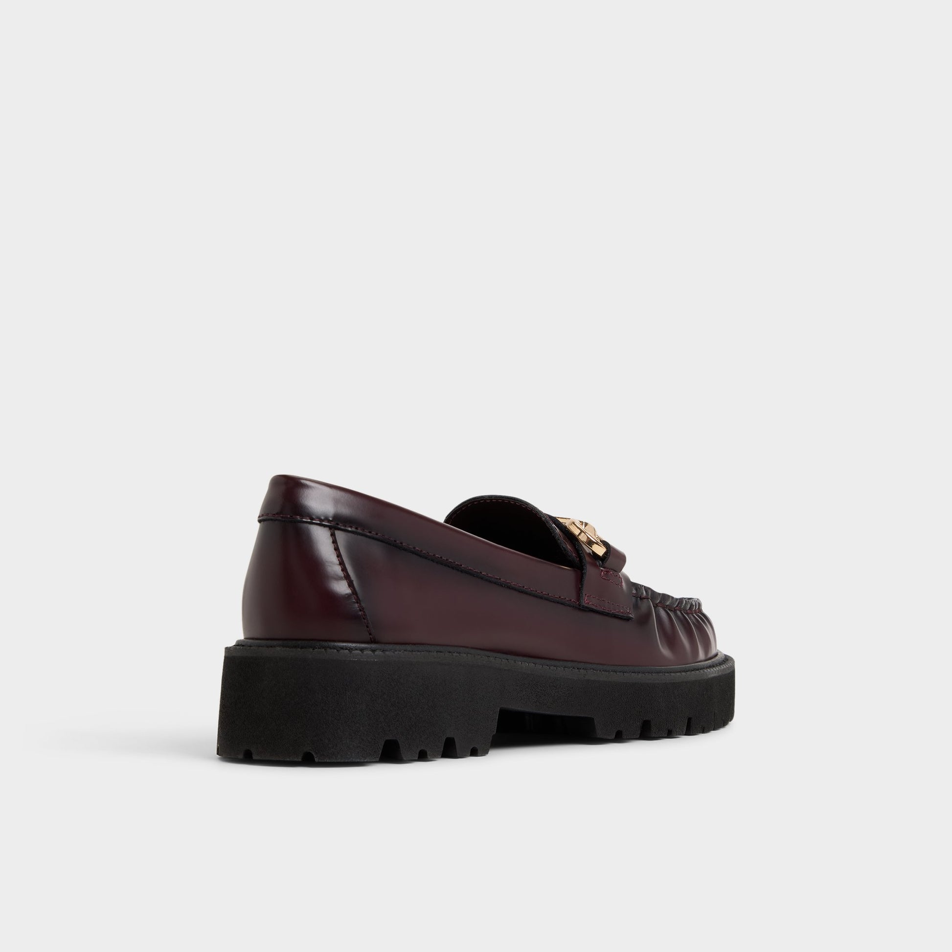 Three-quarter angle of Bordo Danrose Loafer's back side