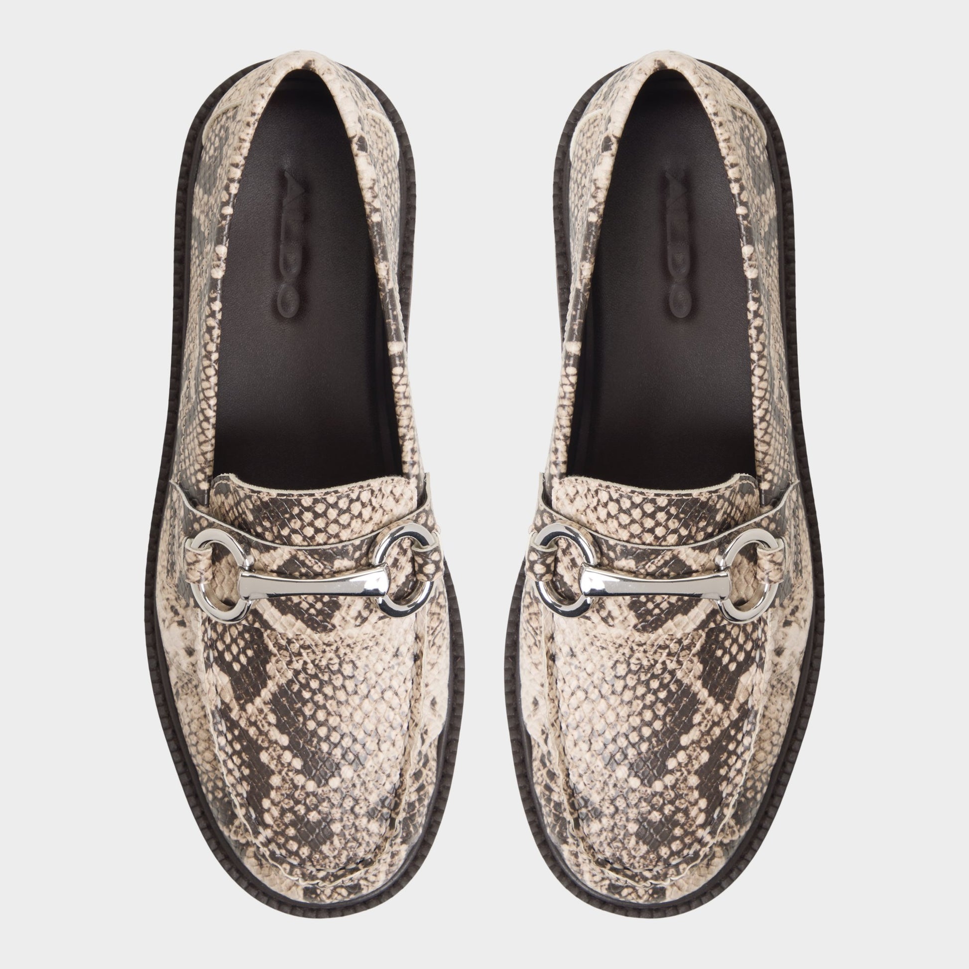 Top-down view of the Open Brown Danrose Loafer