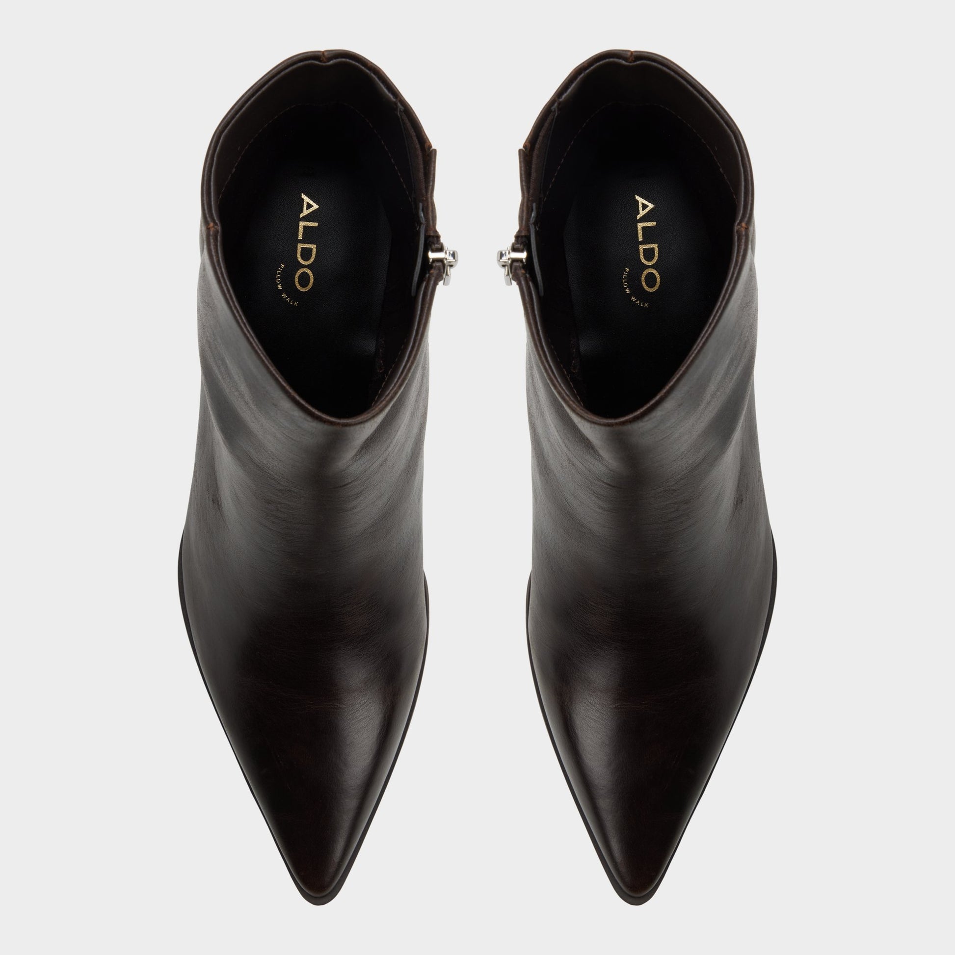 Vue de dessus de la Marron Foncé Emmalie Bottillon