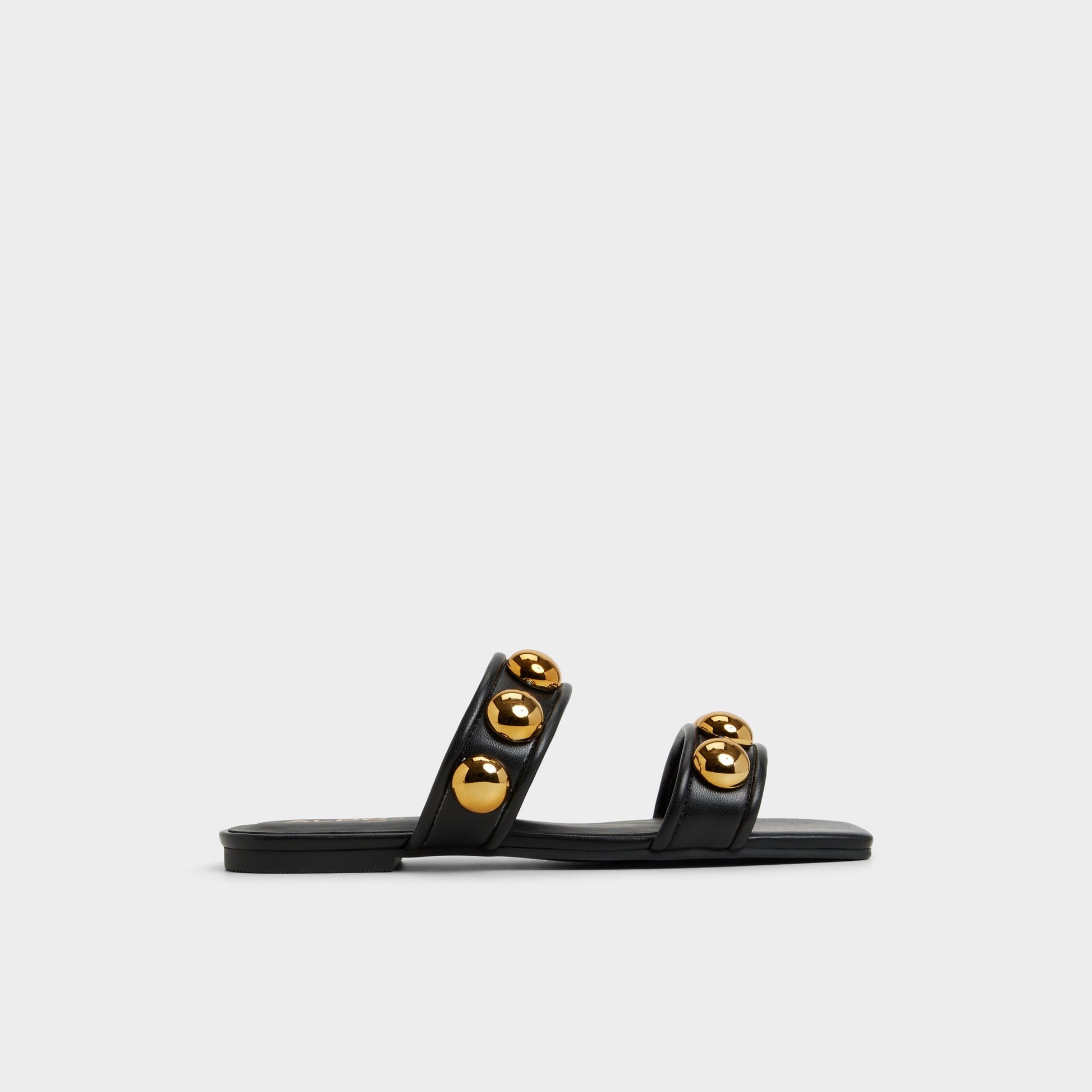 Main View of Black Katalena Slide sandal for Womens