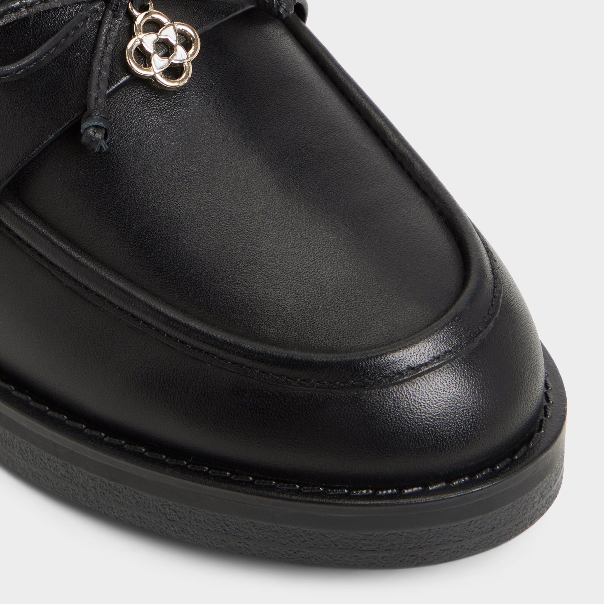 Close-up of the Black Gwajar Loafer
