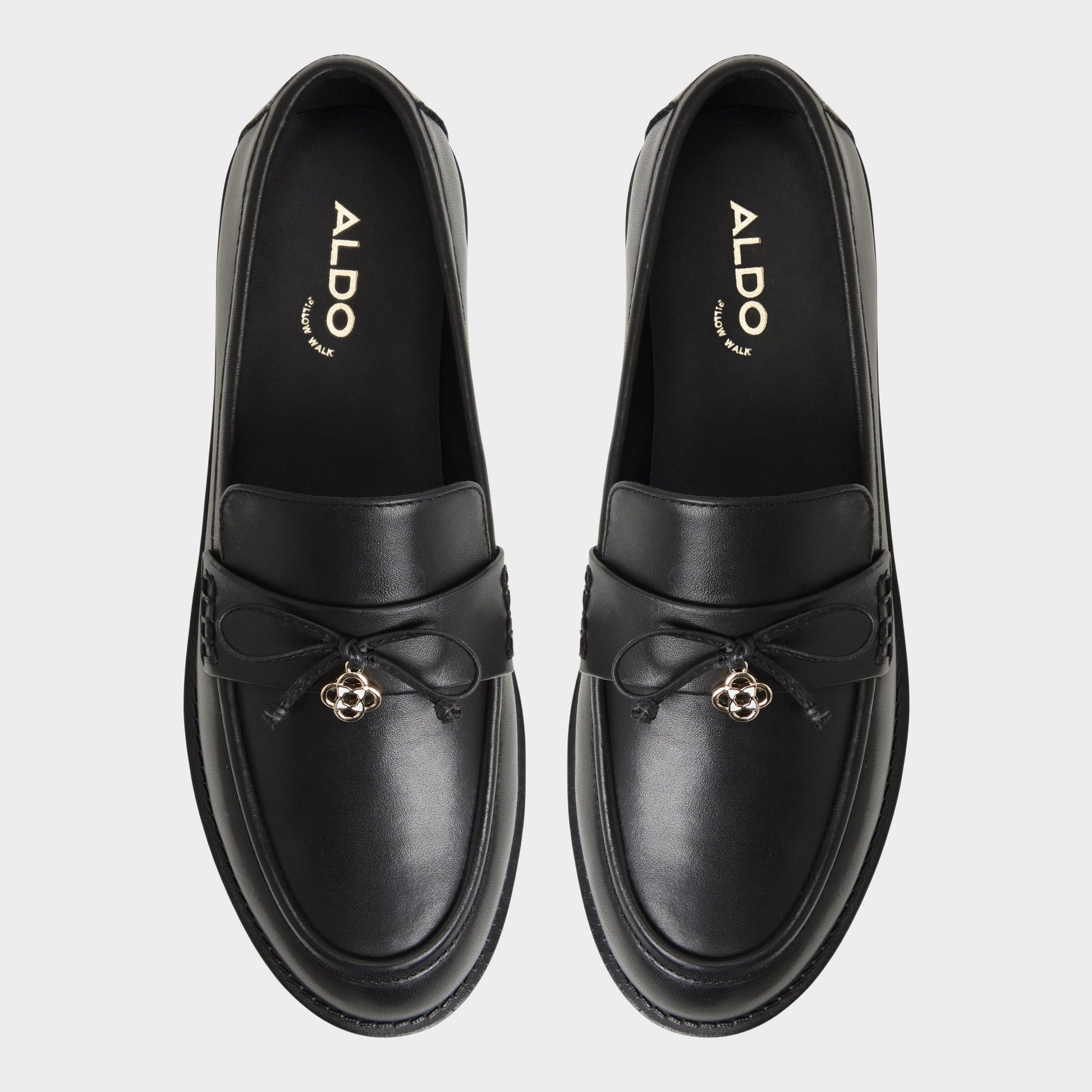 Top-down view of the Black Gwajar Loafer