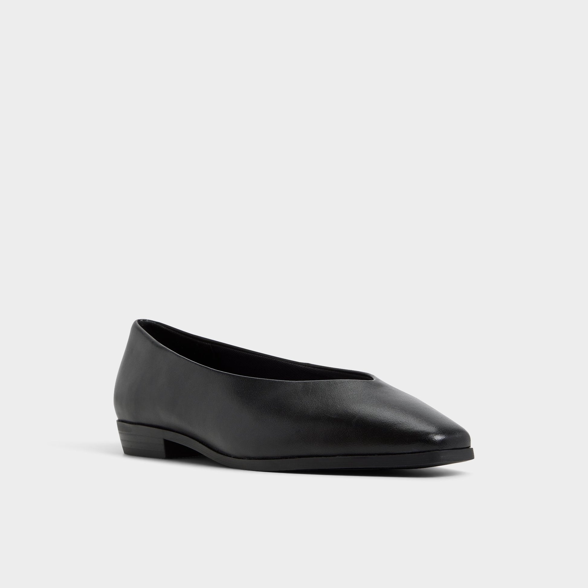 Three-quarter angle of Black Devereteriel Slip-on's front side