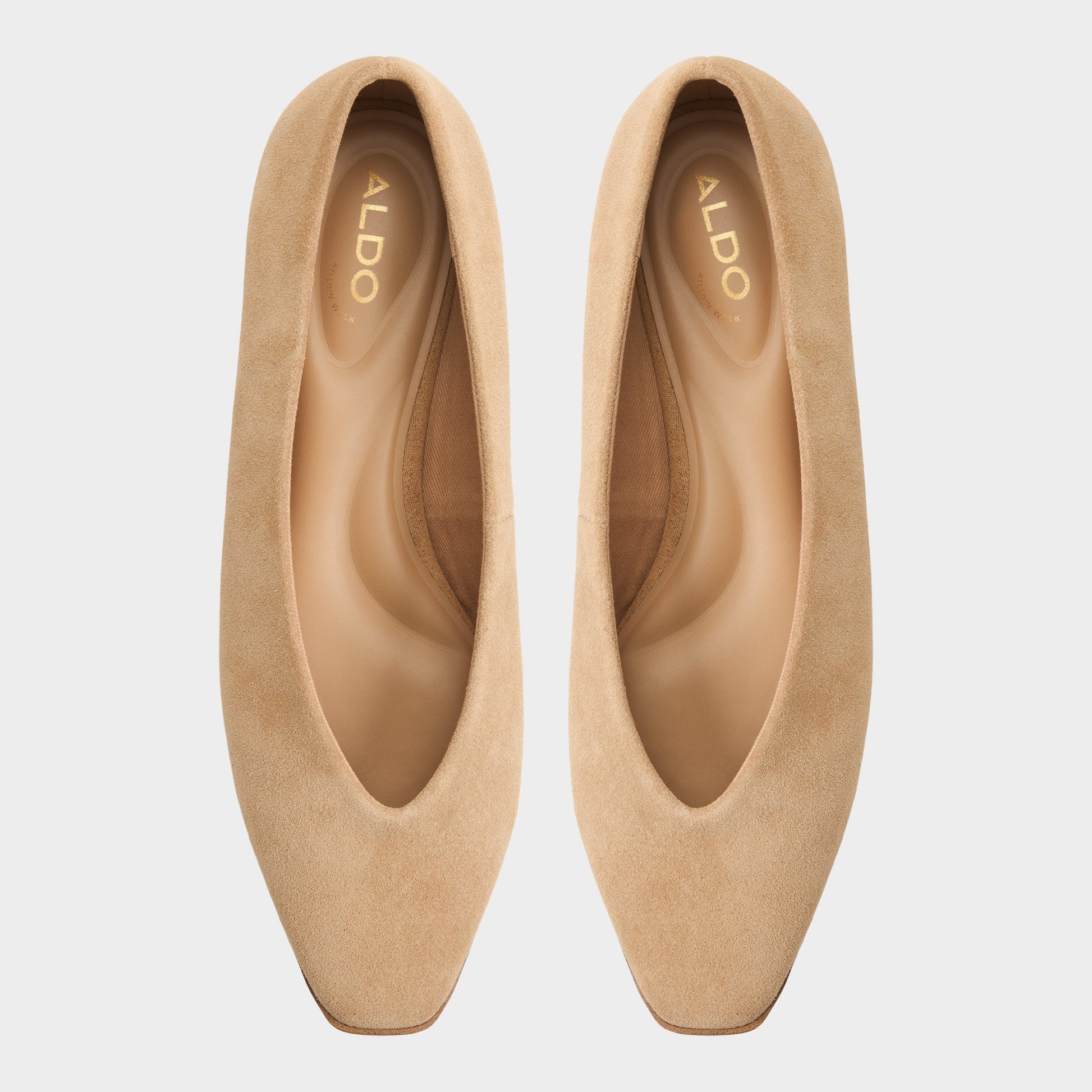 Vue de dessus de la Beige Devereteriel Ballerine
