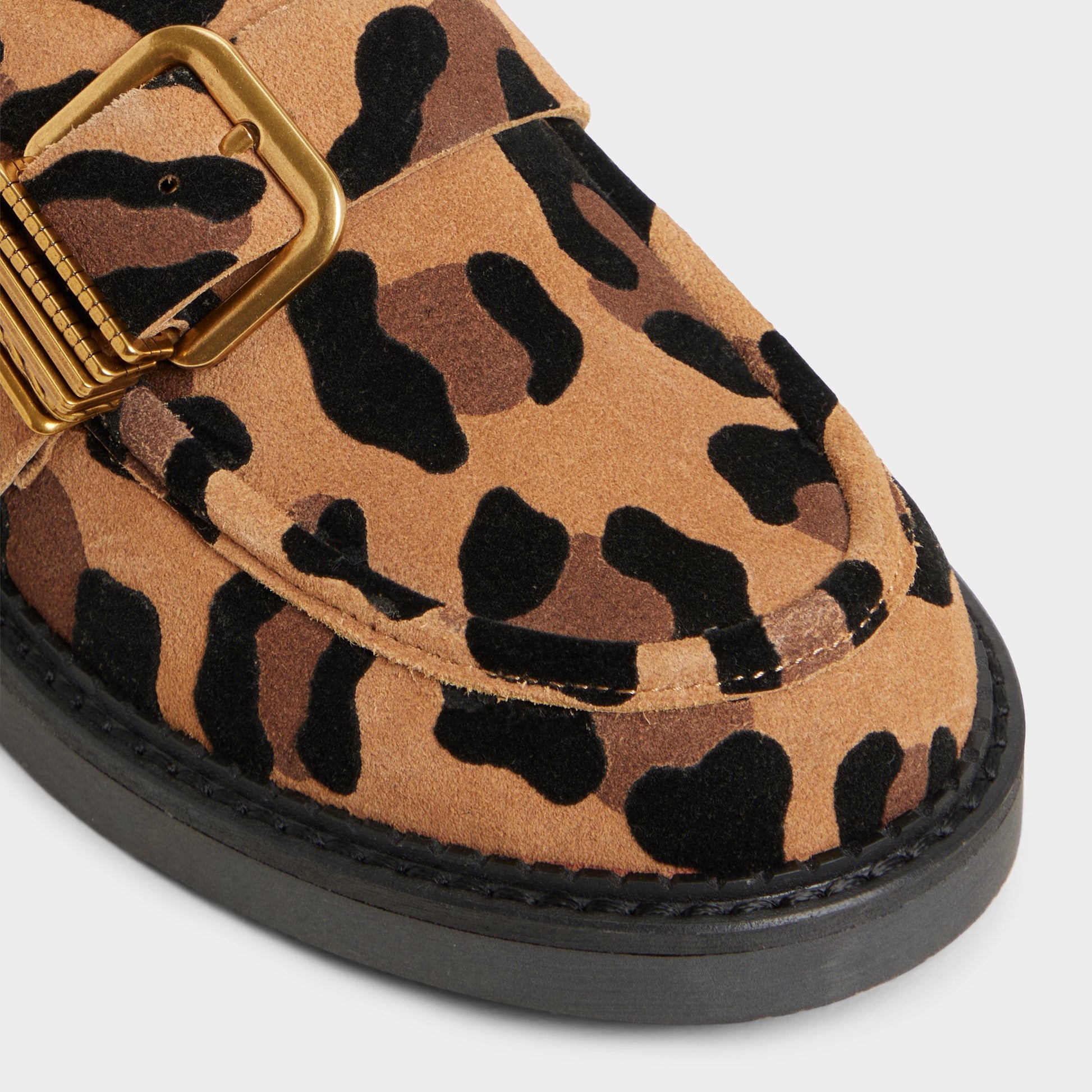 Close-up of the Brown Multi Kalya Loafer