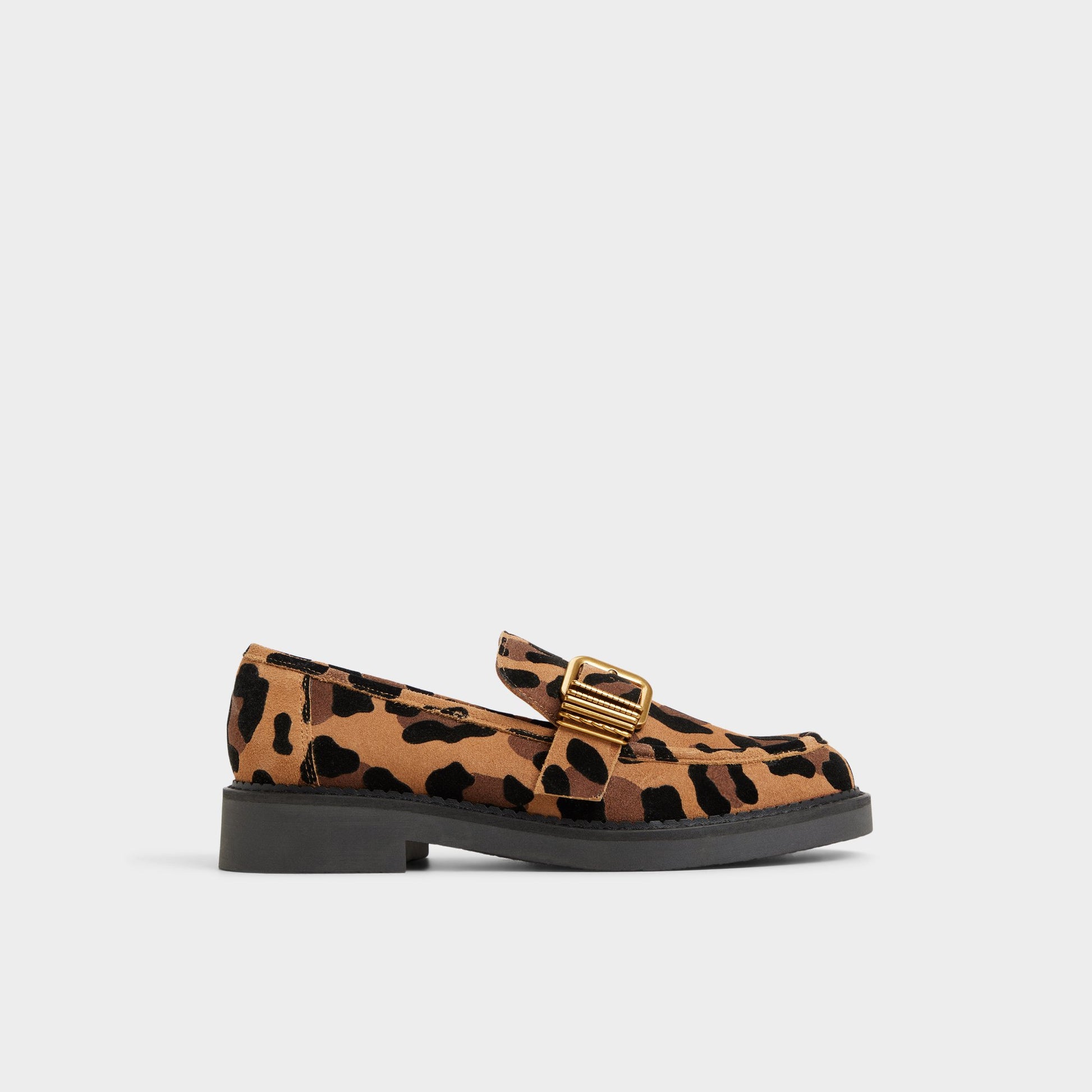 Main View of Brown Multi Kalya Loafer for Womens