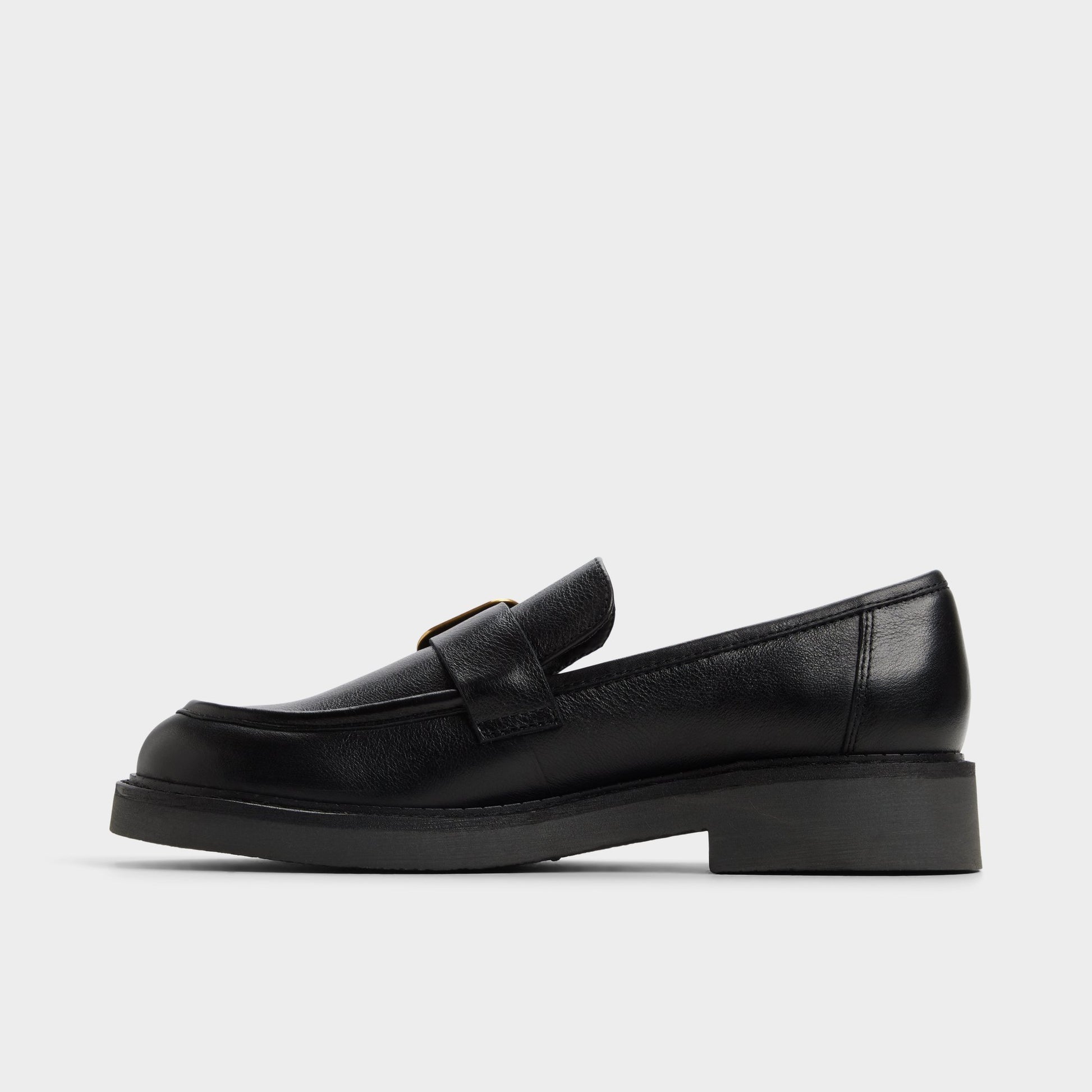 Side view of Black Kalya Loafer