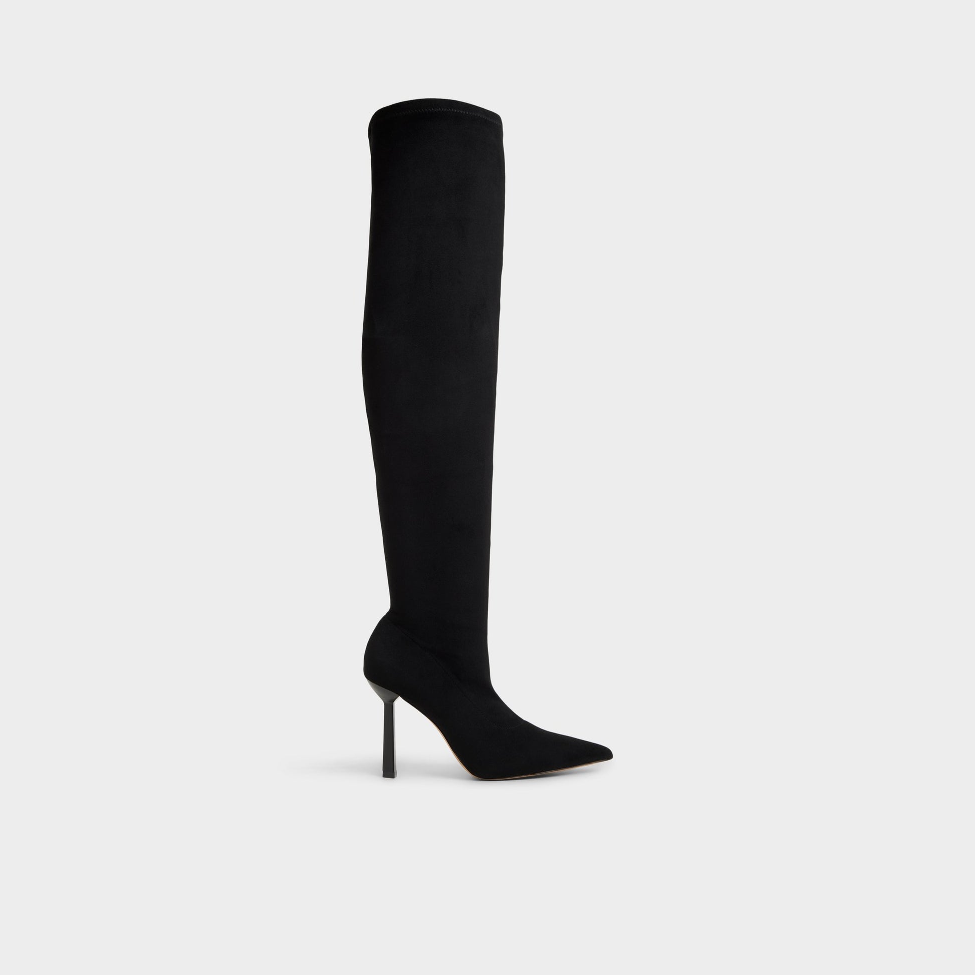 Main View of Black Caldan Over-the-knee boot for Womens