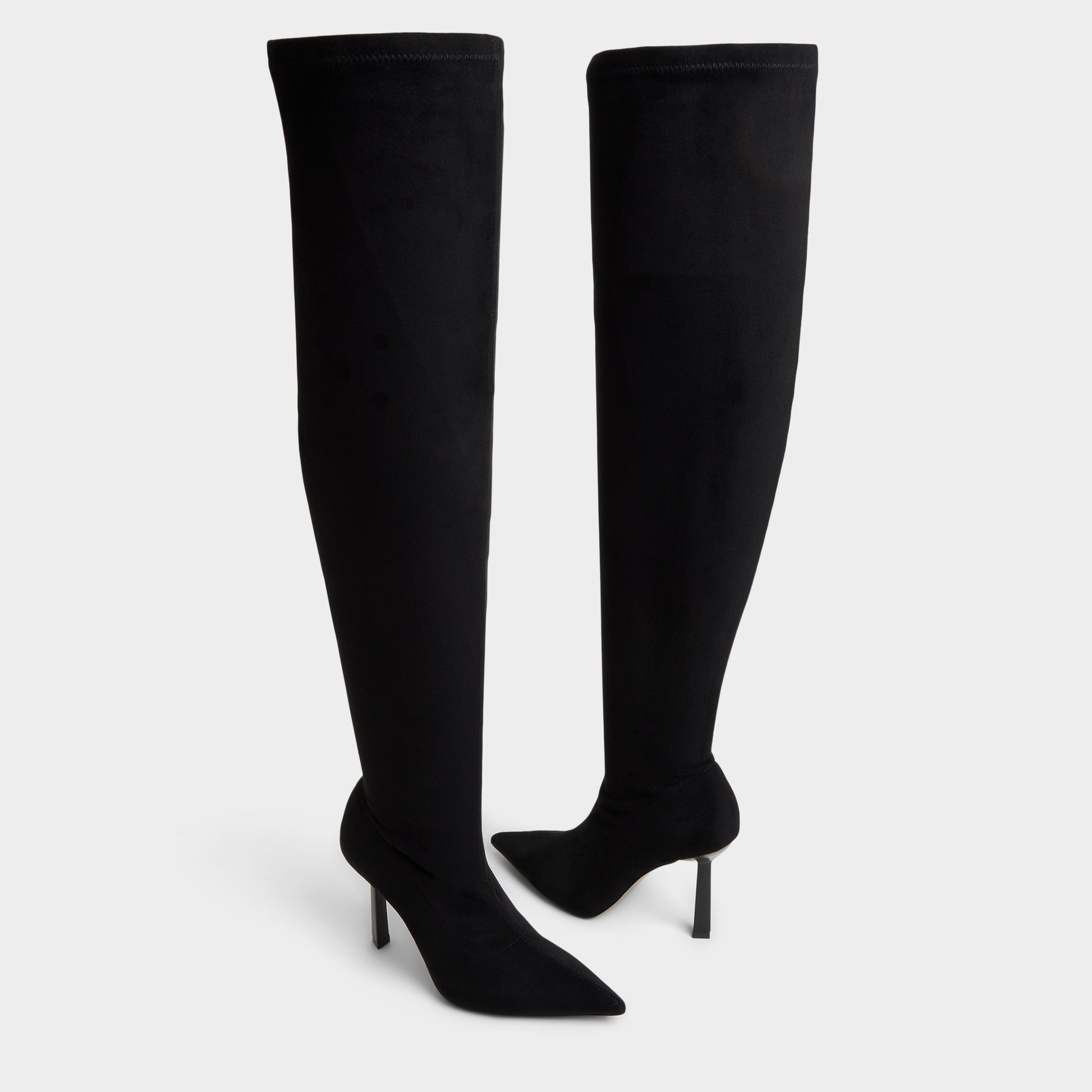 Highlighted view of a pair of Black Caldan Over-the-knee boots