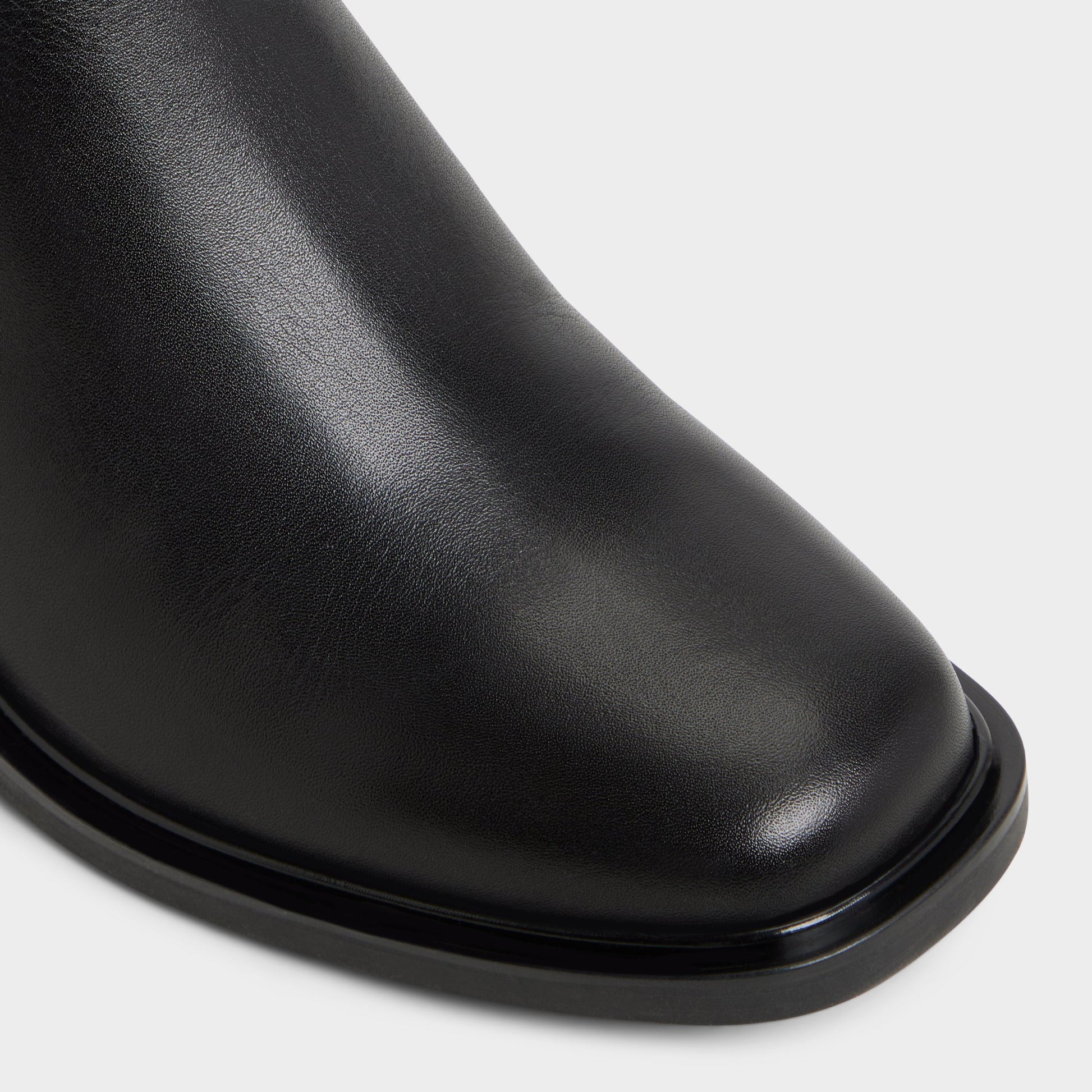 Close-up of the Black Anahi Over-the-knee boot