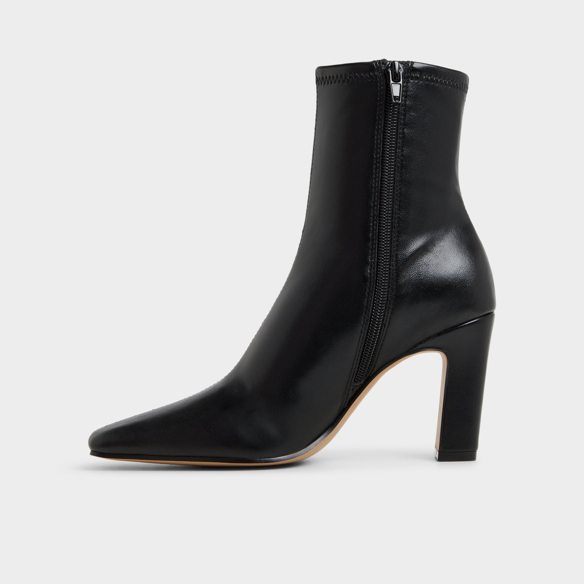 Side view of Black Cybele Ankle boot