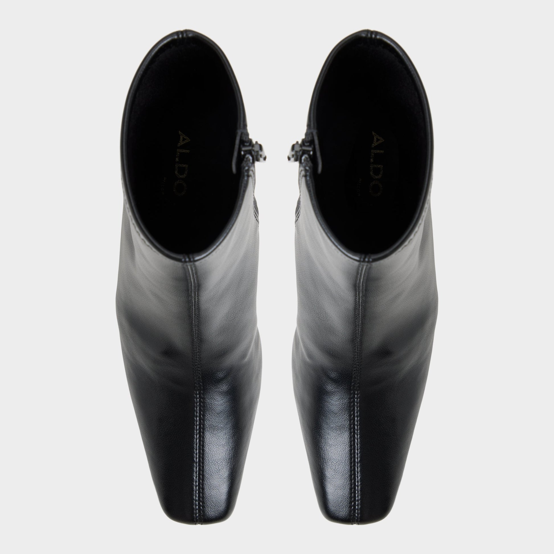 Top-down view of the Black Cybele Ankle boot