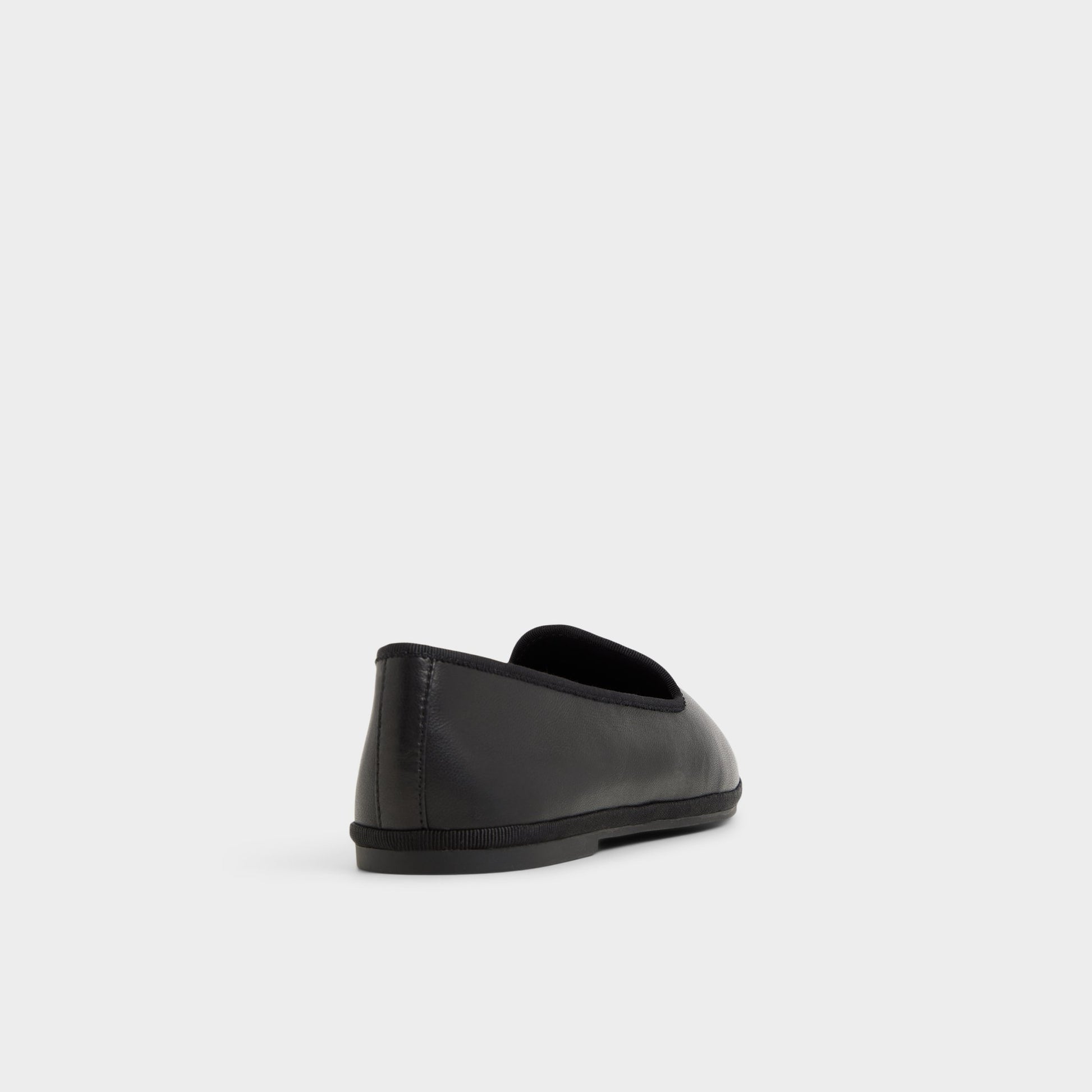 Three-quarter angle of Black Aurabelle Slip-on's back side