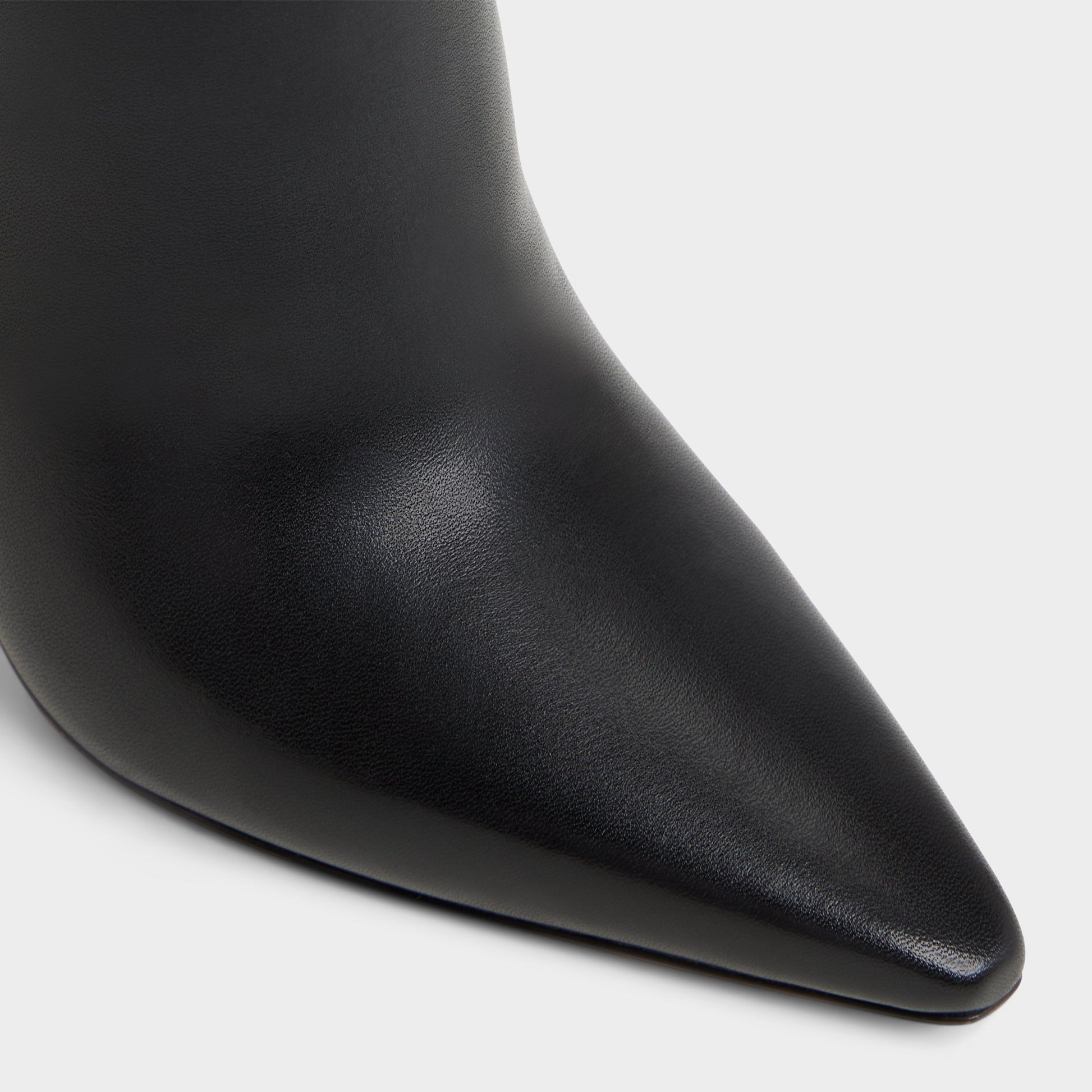 Close-up of the Black Guavaberry Ankle boot
