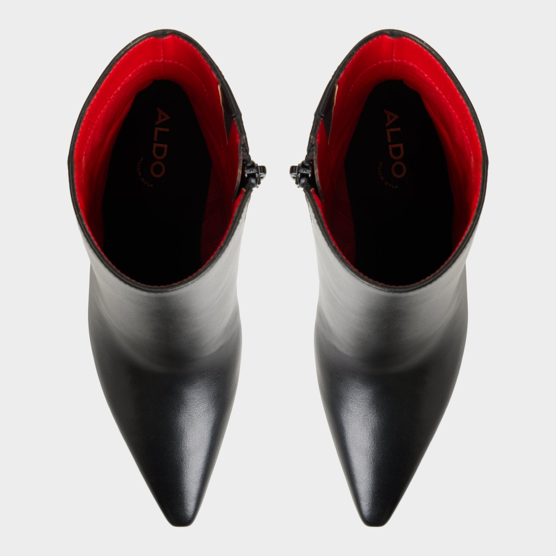 Top-down view of the Black Guavaberry Ankle boot