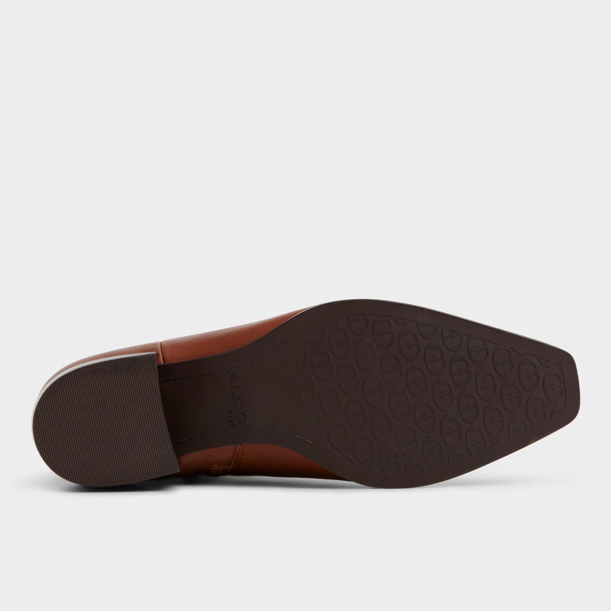 View of Medium brown Raneldar Chelsea boot's sole