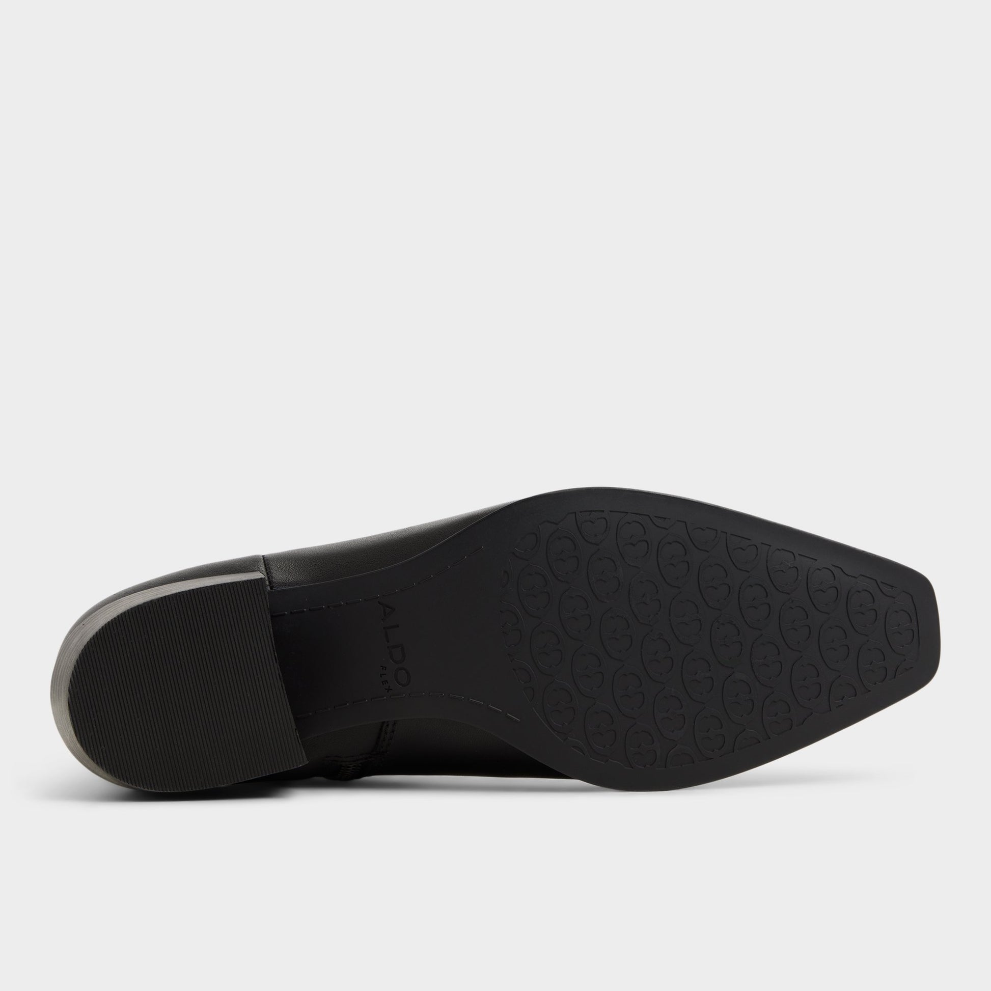 View of Black Raneldar Chelsea boot's sole