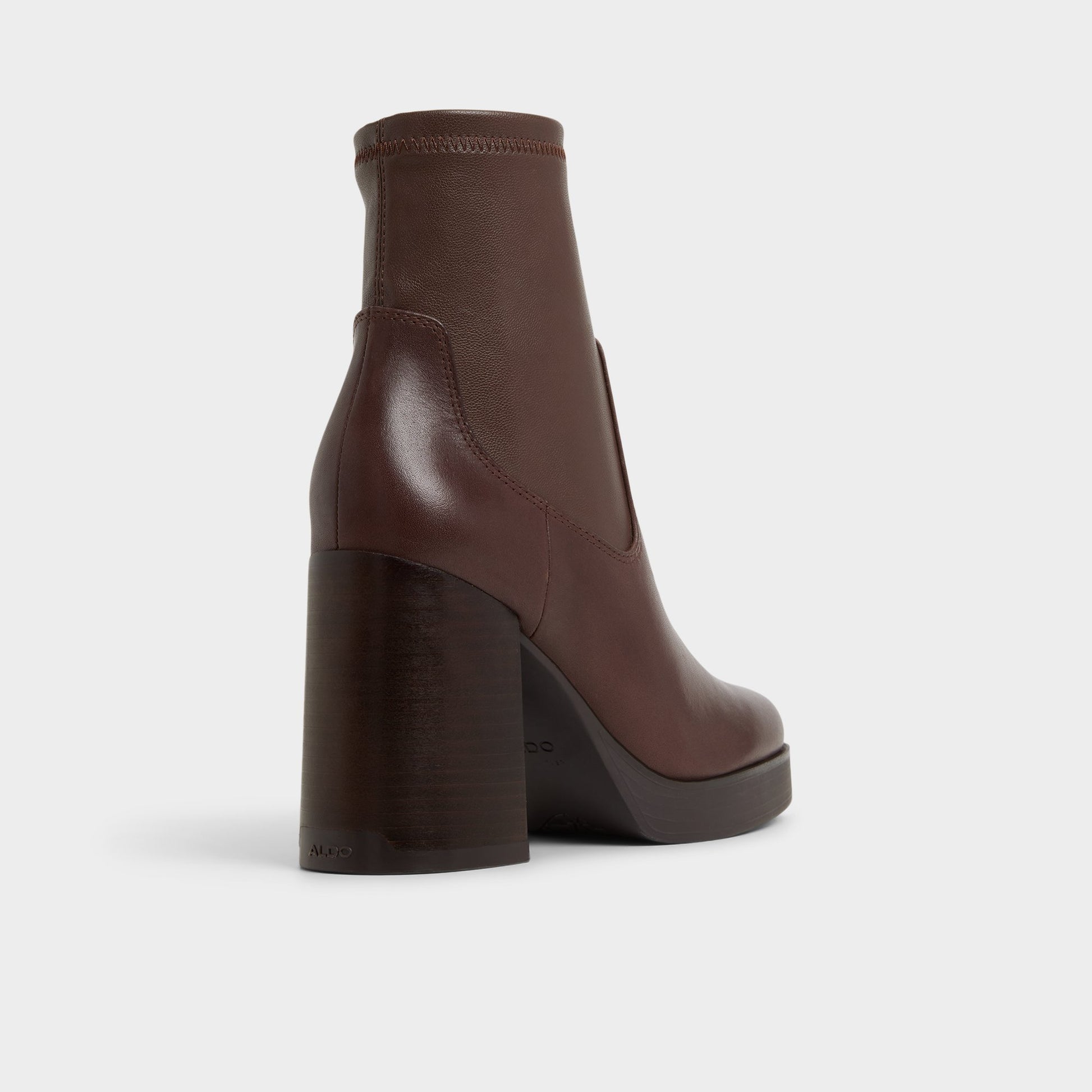 Three-quarter angle of Other brown Seraphica Ankle boot's back side