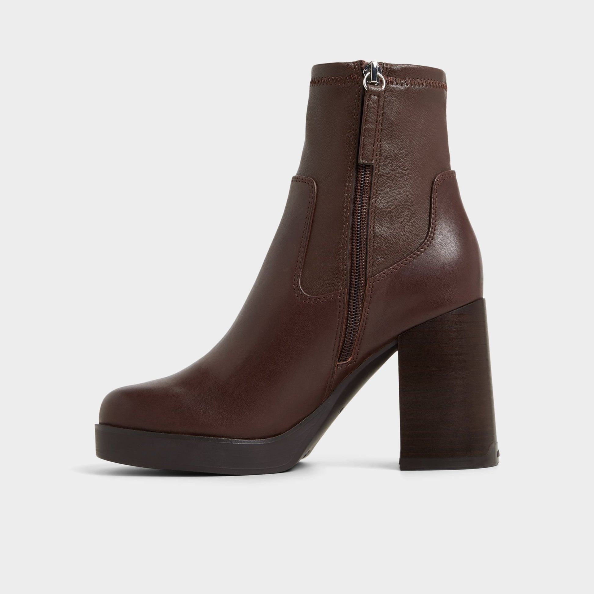 Side view of Other brown Seraphica Ankle boot