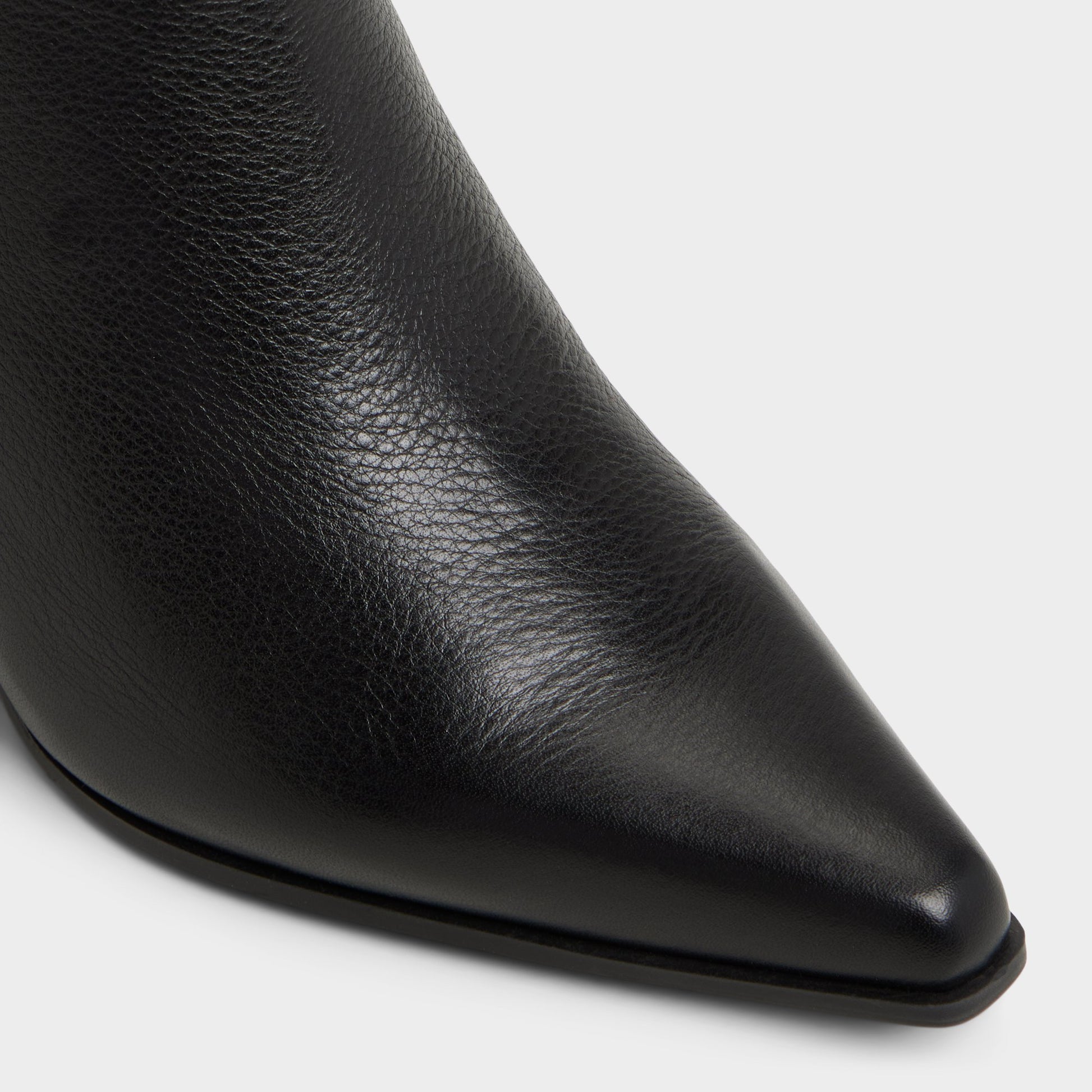 Close-up of the Black Shanah Ankle boot