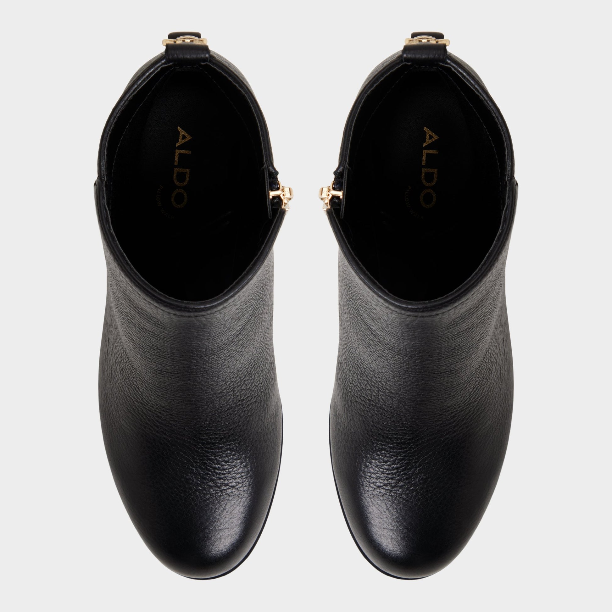 Top-down view of the Black Noemia Ankle boot