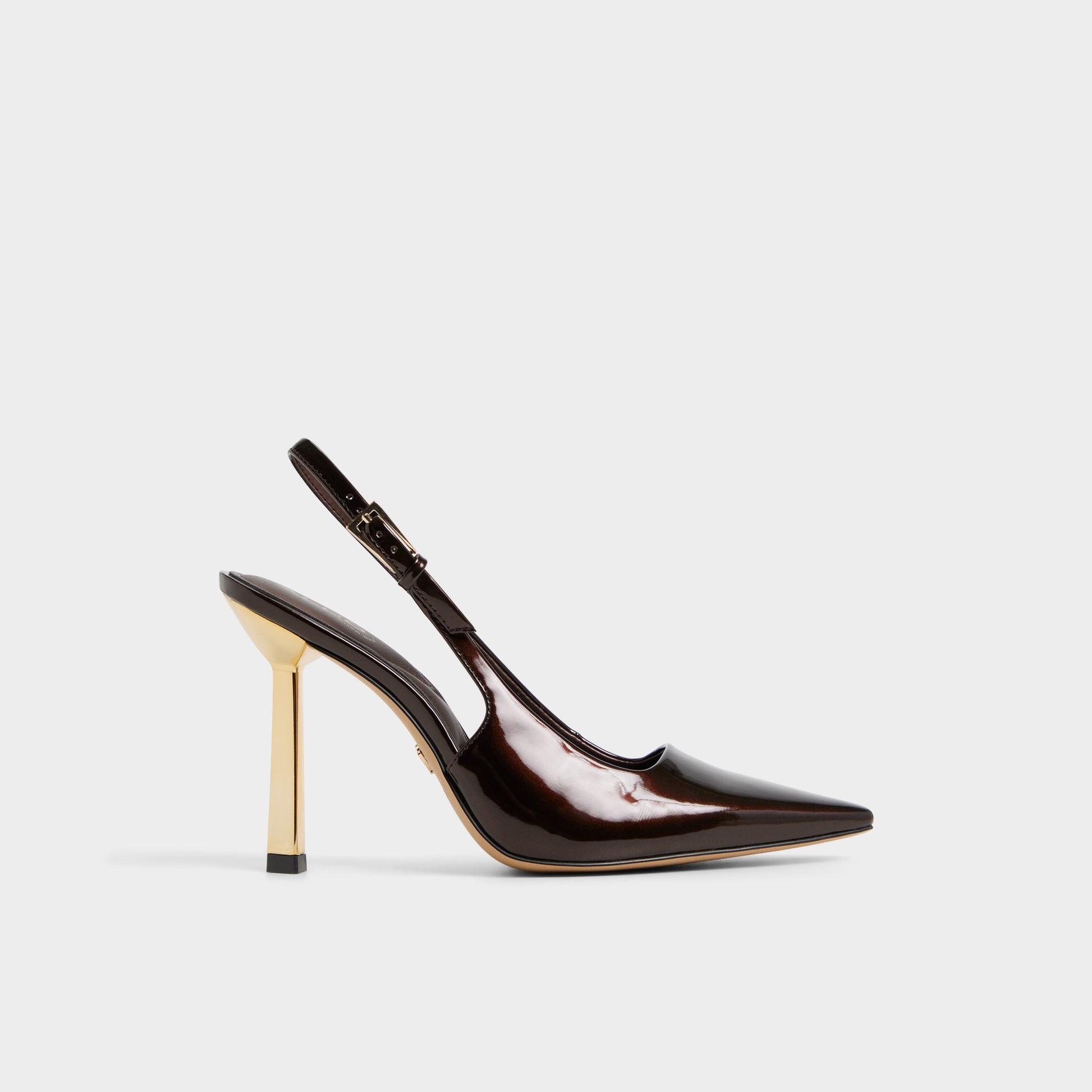 Main View of Dark Brown Marysa Slingback heel for Womens