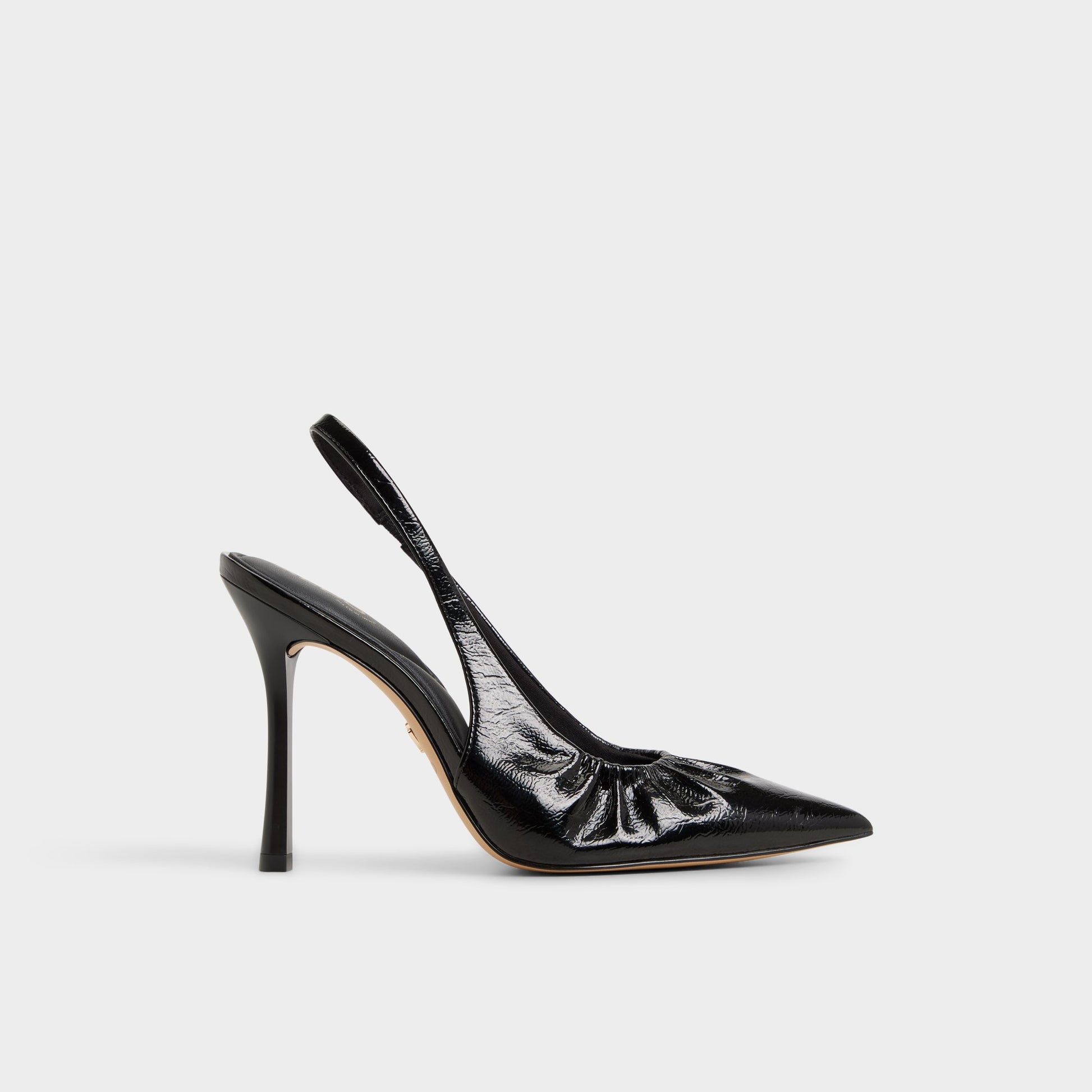 Main View of Black Mystie Slingback heel for Womens