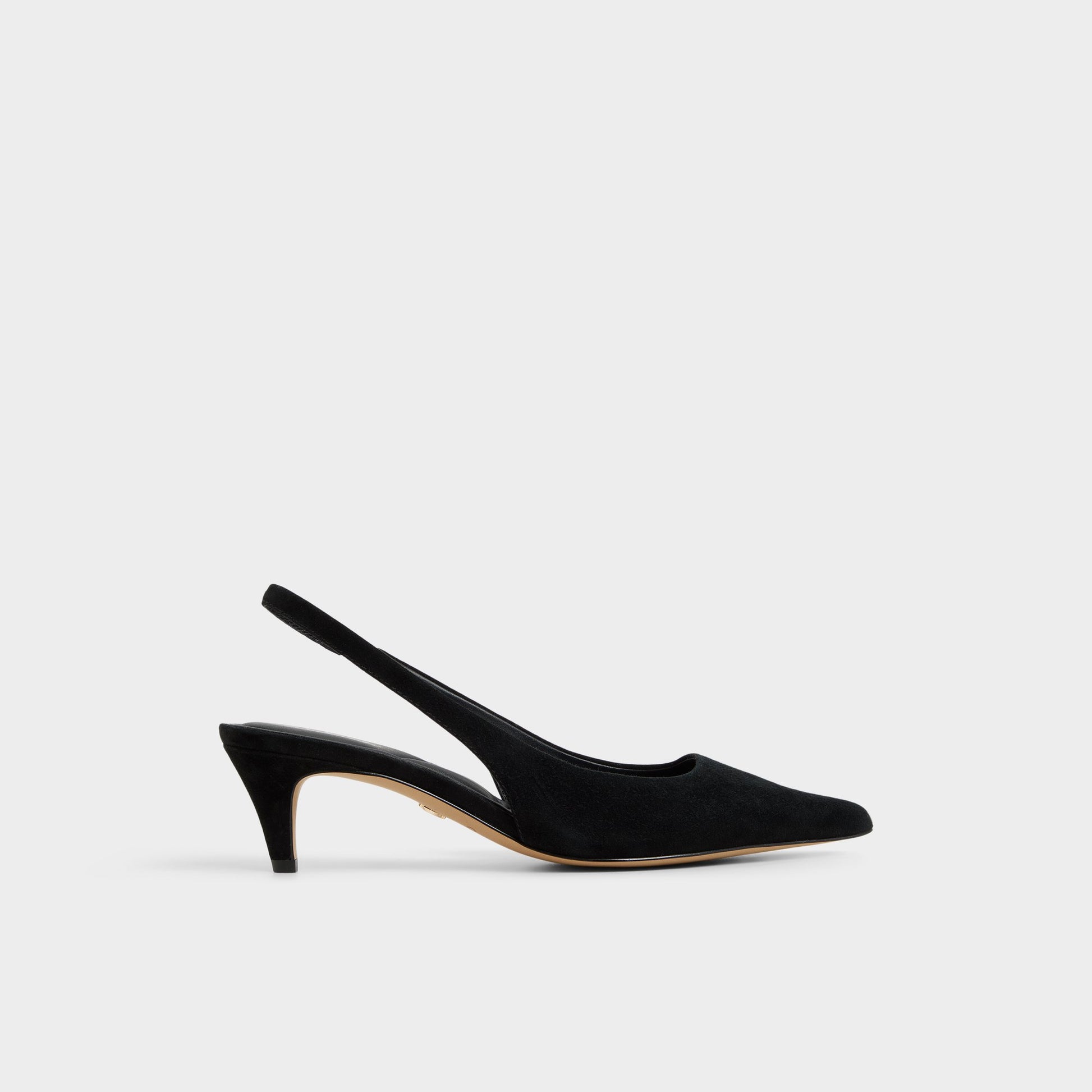 Main View of Black Leane Slingback heel for Womens